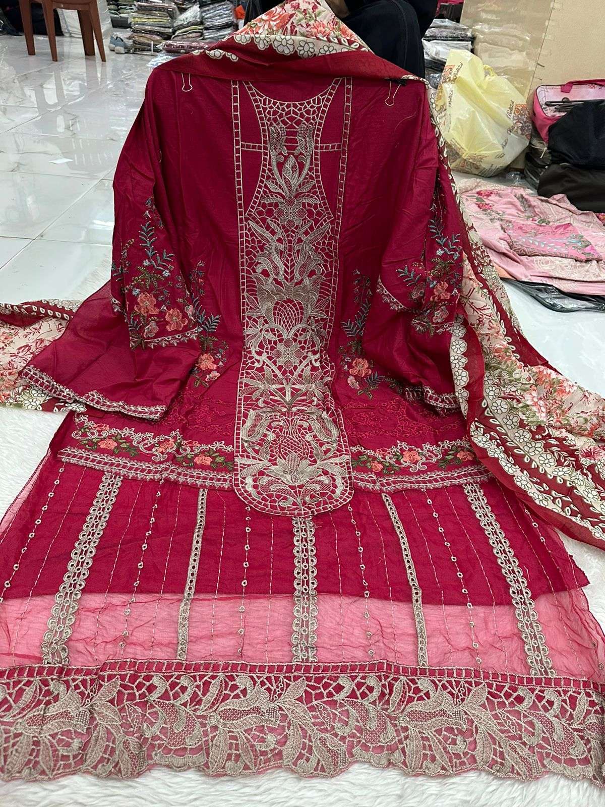 Falah Premium Party Wear Cotton Collection Code - NOP04 By Falah Designer Suits - 03