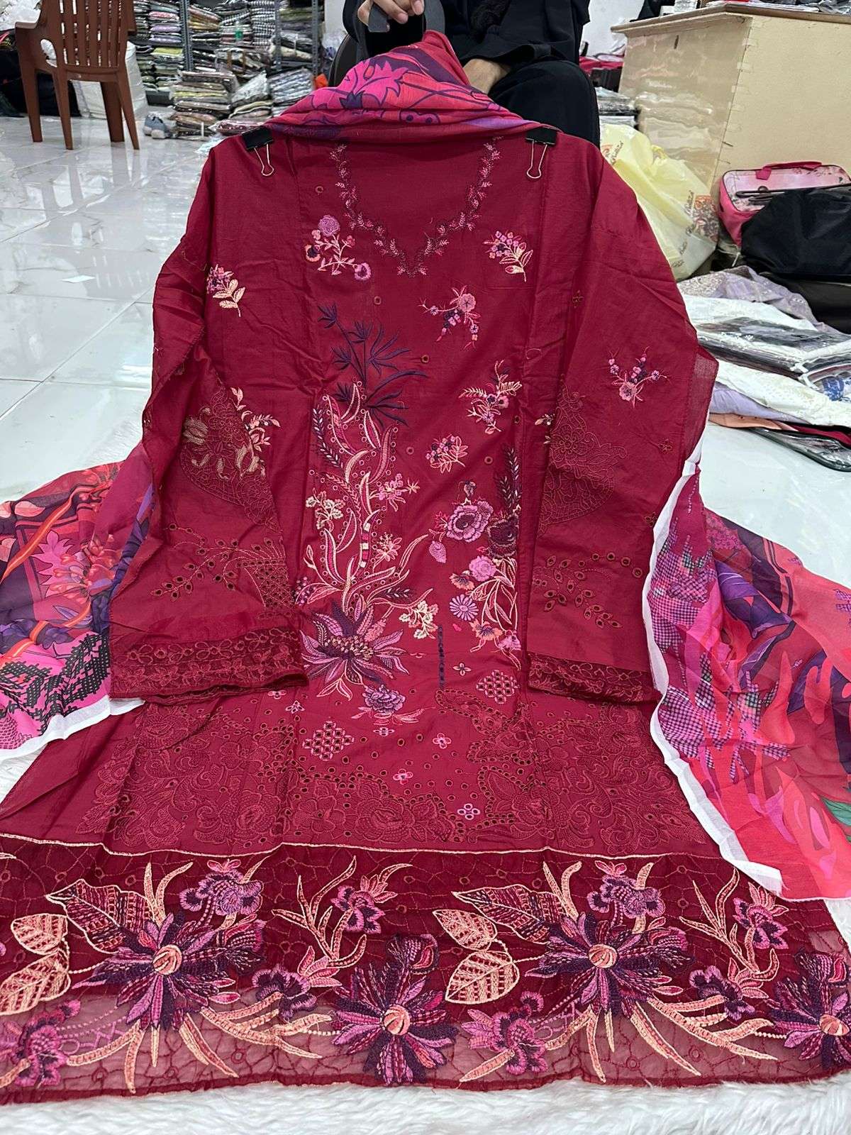 Falah Premium Party Wear Cotton Collection Code - NOP04 By Falah Designer Suits - 04