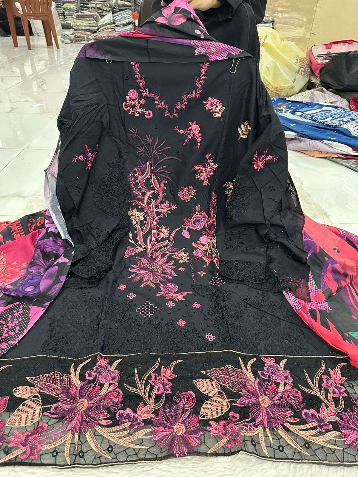 Falah Premium Party Wear Cotton Collection Code - NOP04 By Falah Designer Suits - 05