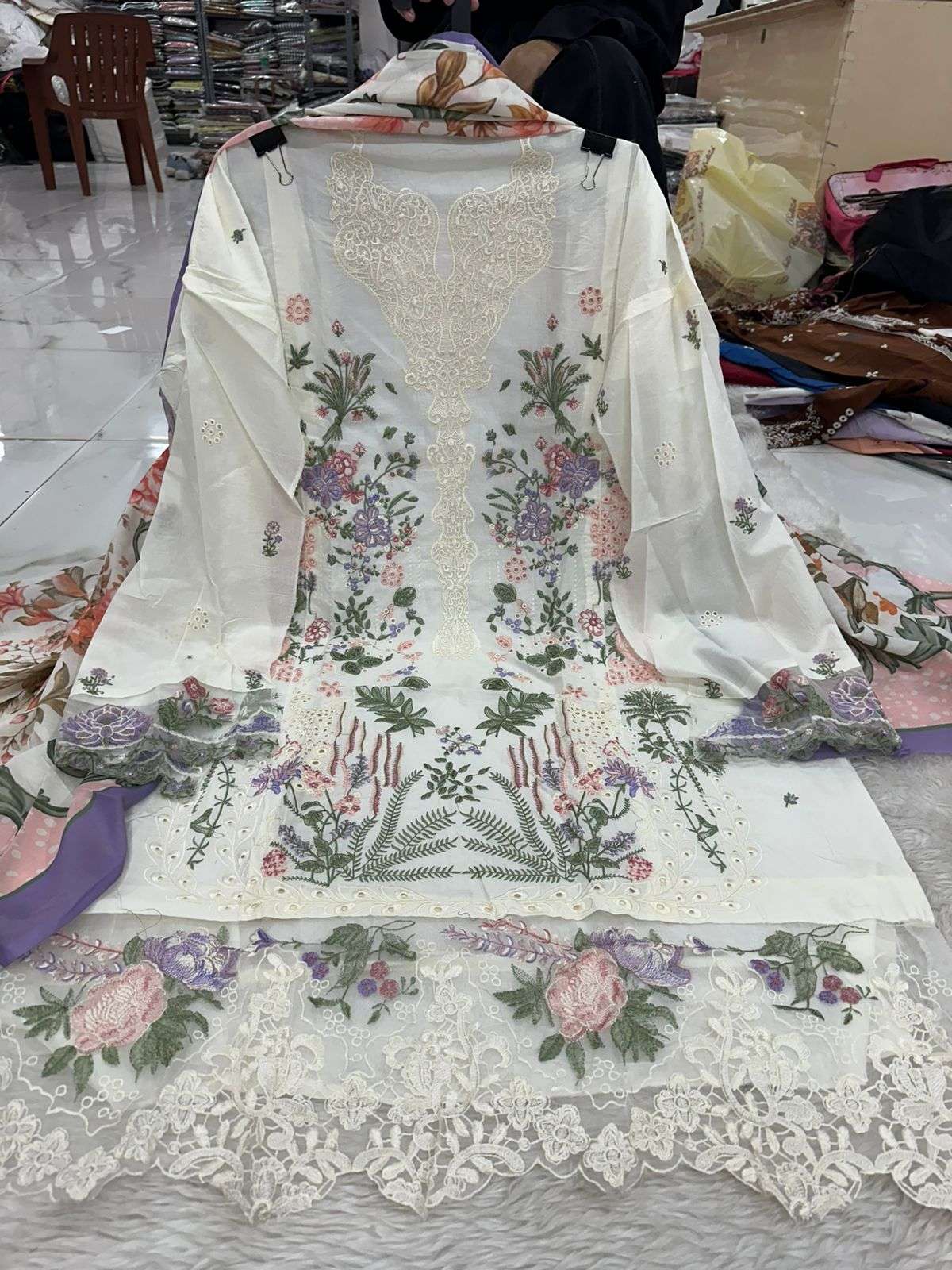 Falah Premium Party Wear Cotton Collection Code - NOP04 By Falah Designer Suits - 06