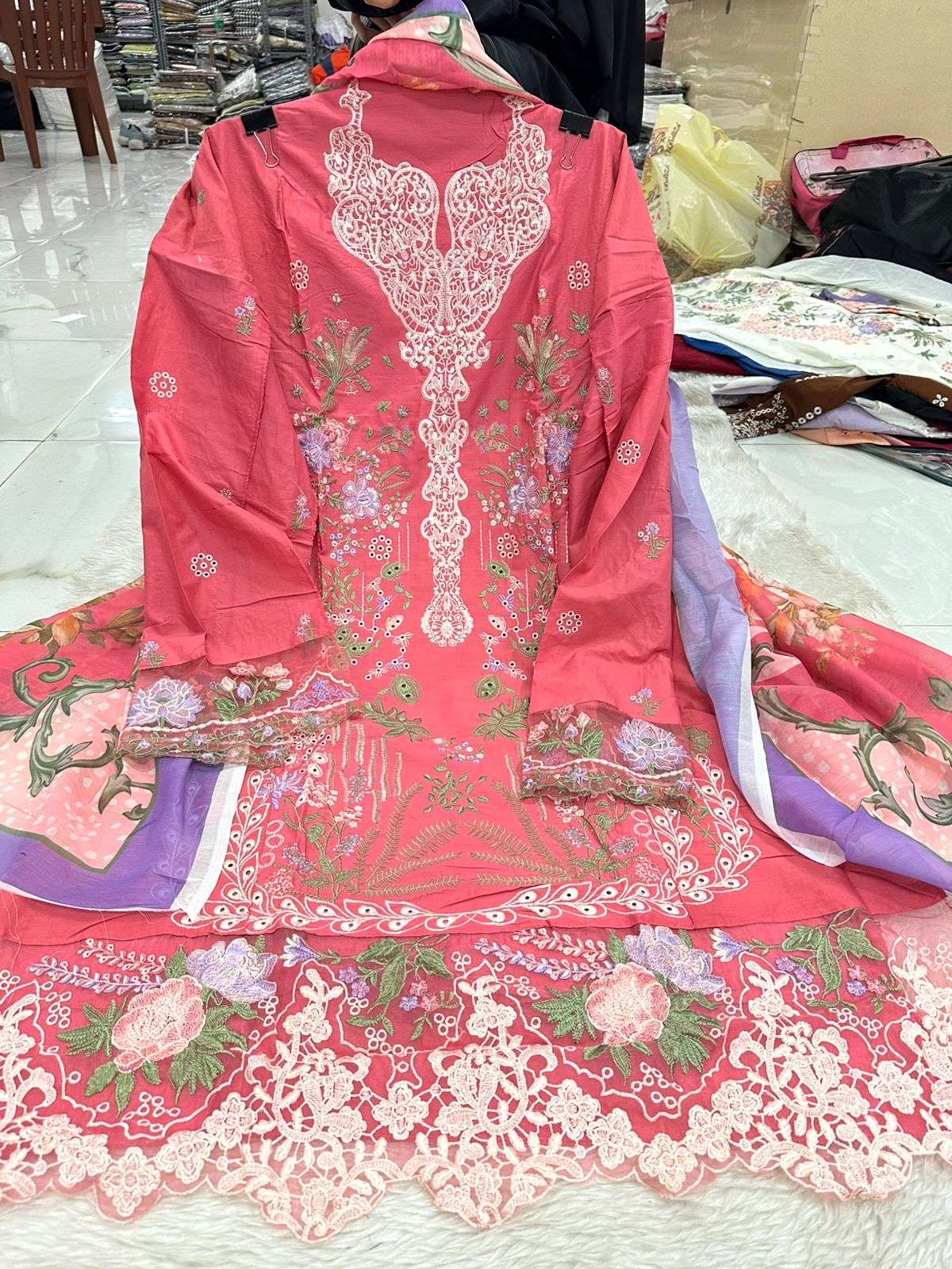 Falah Premium Party Wear Cotton Collection Code - NOP04 By Falah Designer Suits - 07