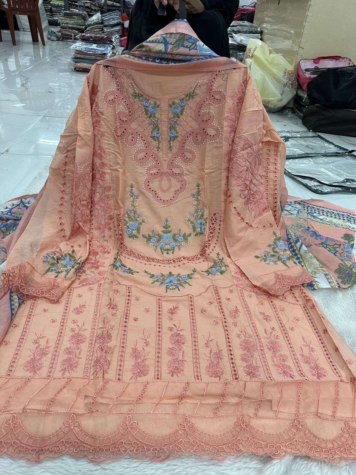 Falah Premium Party Wear Cotton Collection Code - NOP04 By Falah Designer Suits - 09