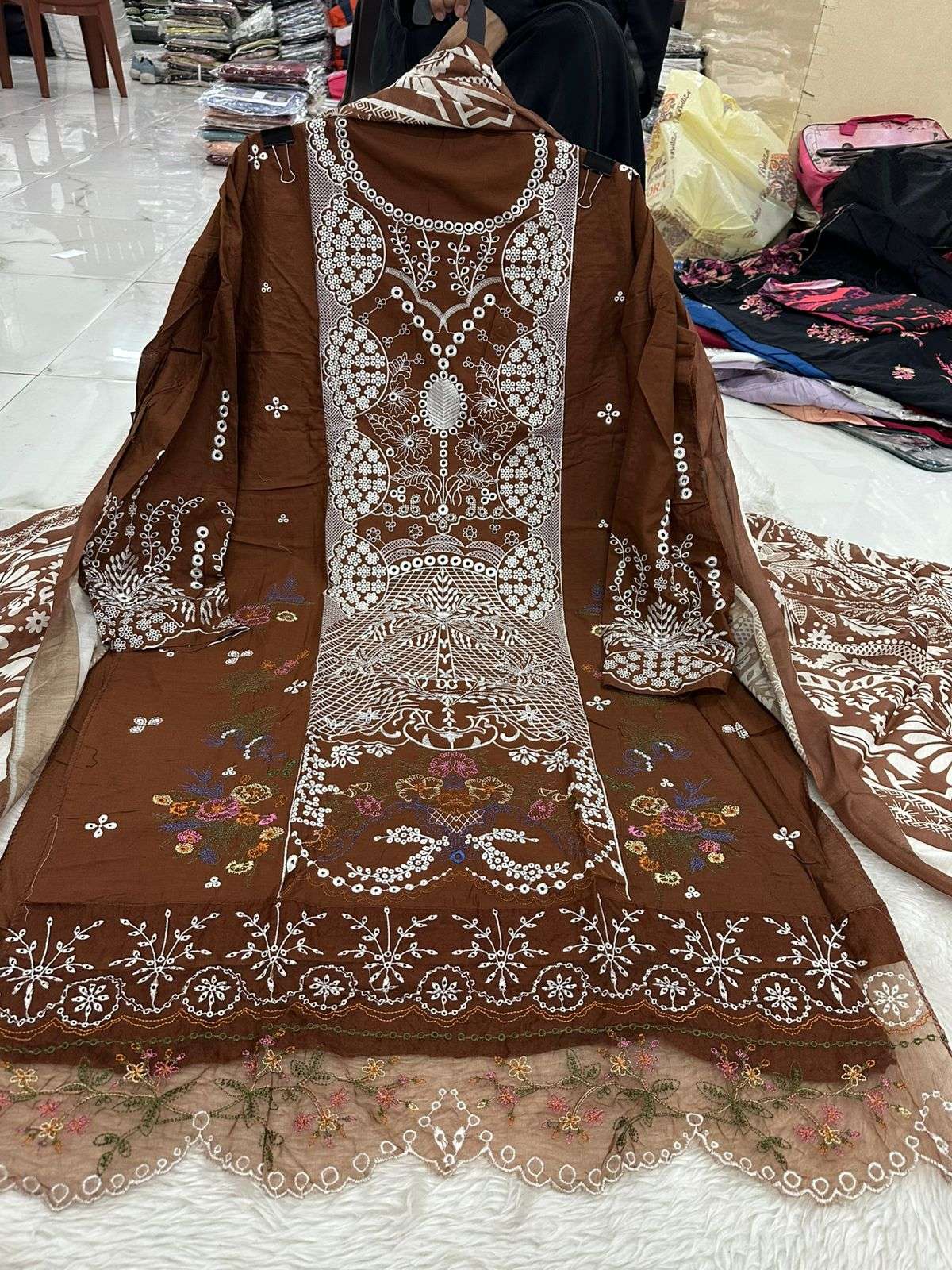Falah Premium Party Wear Cotton Collection Code - NOP04 By Falah Designer Suits - 12