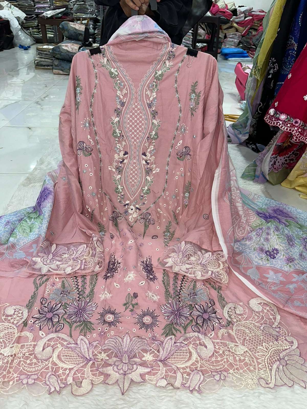 Falah Premium Pure Cotton Collection Code - NOP11 Catalog - 1 By Falah Designer Suits	 - 02