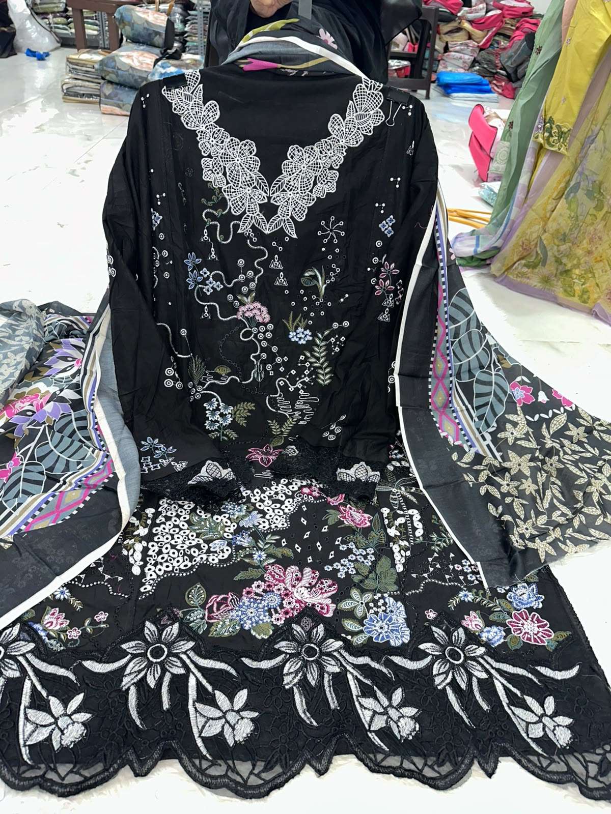 Falah Premium Pure Cotton Collection Code - NOP11 Catalog - 1 By Falah Designer Suits	 - 03