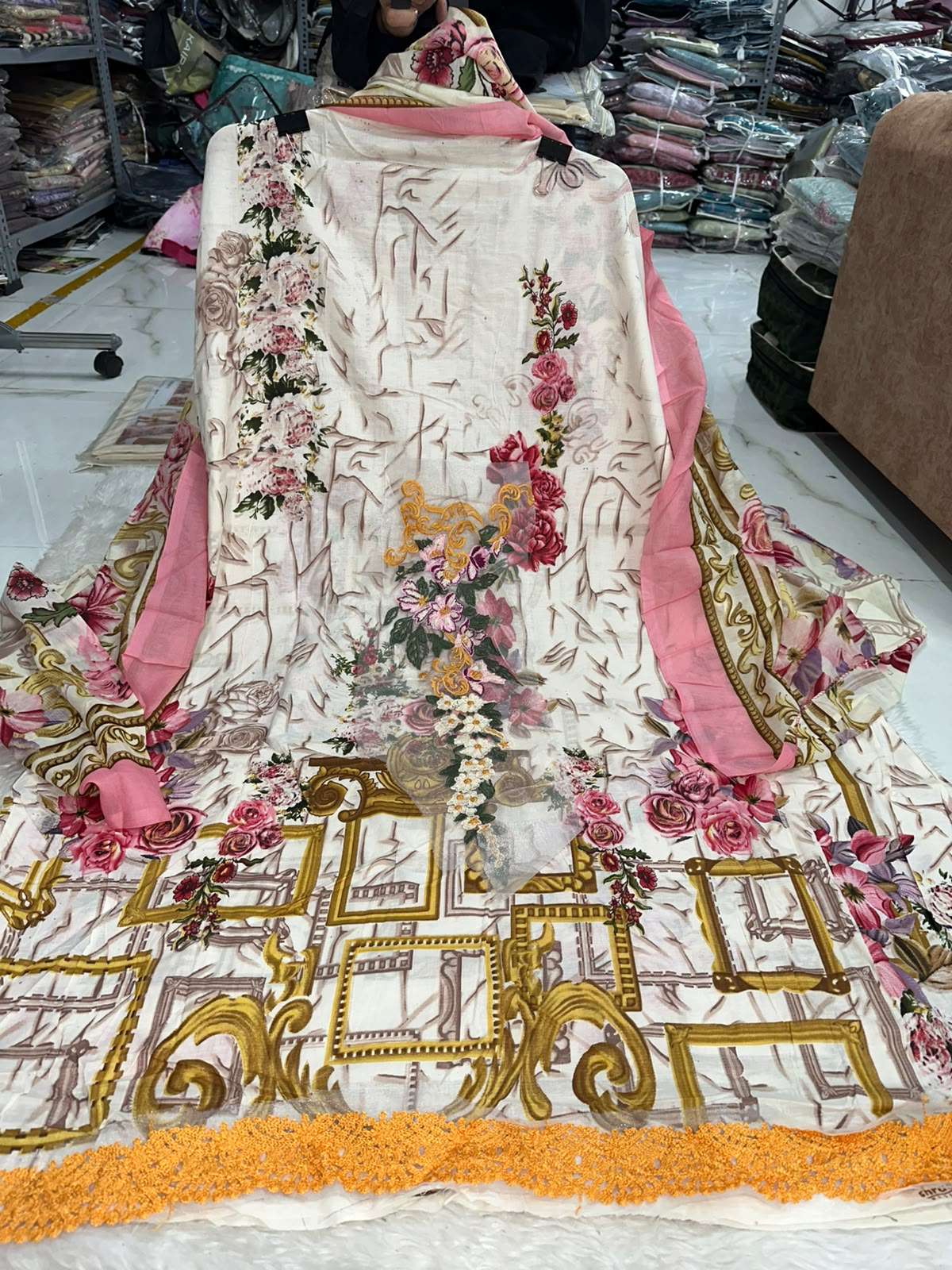 Falah Premium Pure Cotton Collection Code - NOP12 By Falah Designer Suits - 02