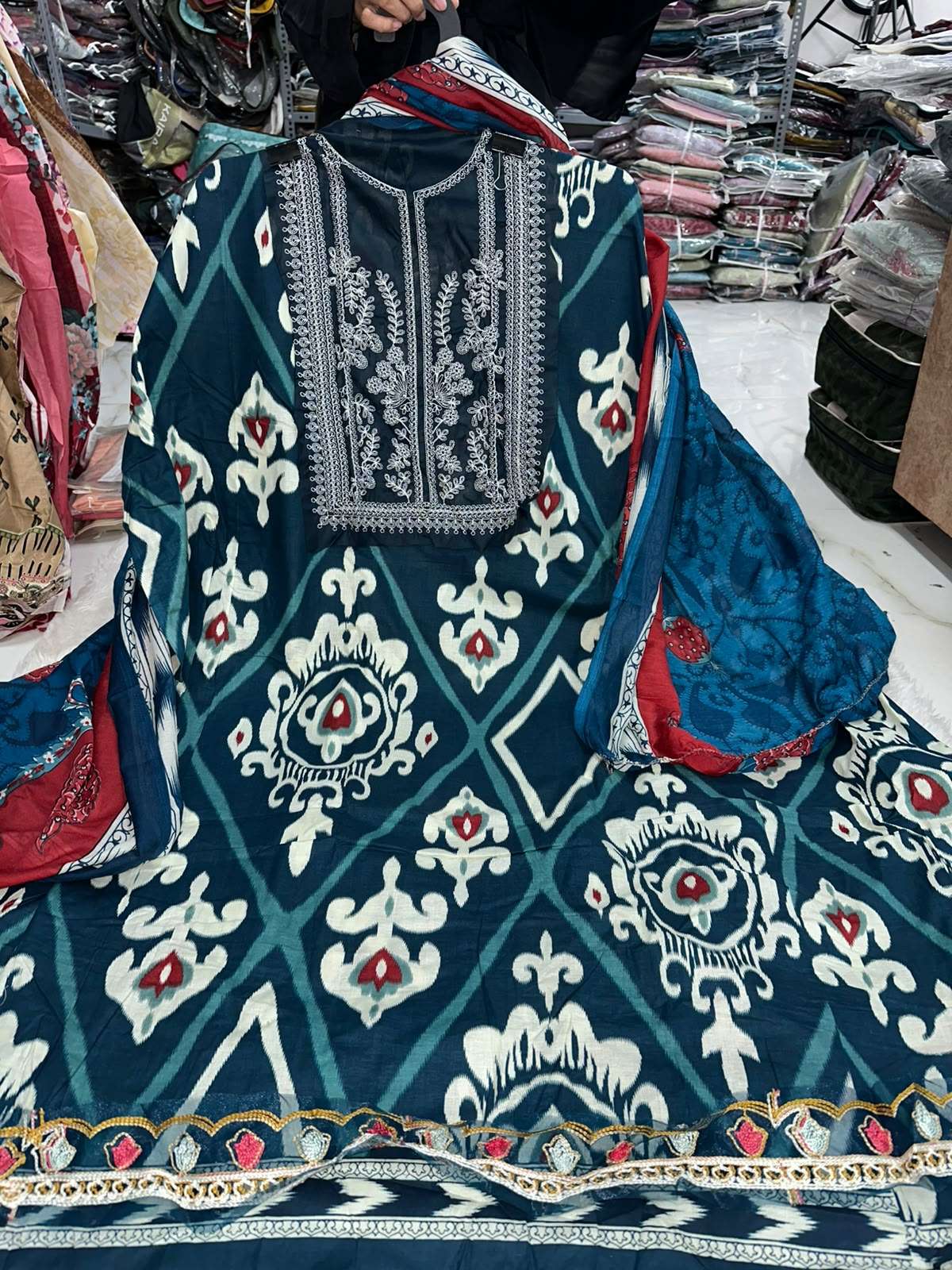 Falah Premium Pure Cotton Collection Code - NOP12 By Falah Designer Suits - 10