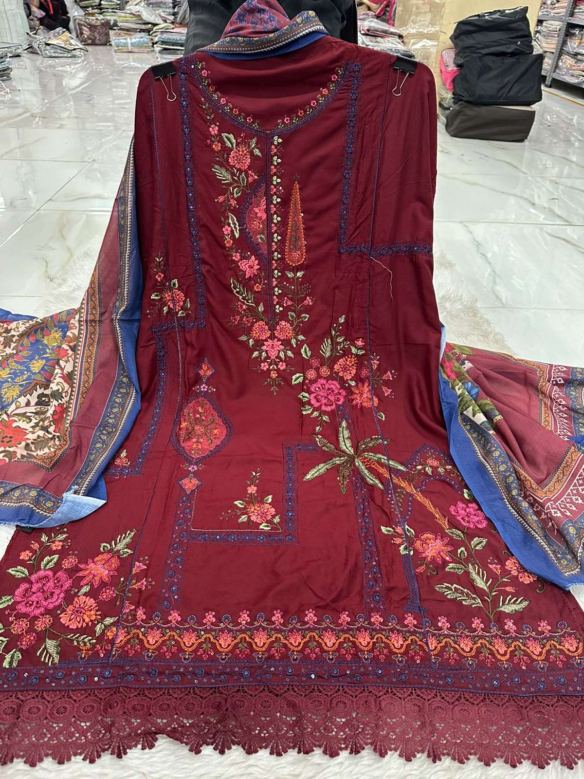 Falah Premium Rayon Cotton Collection Code - NOP07 By Falah Designer Suits - 03