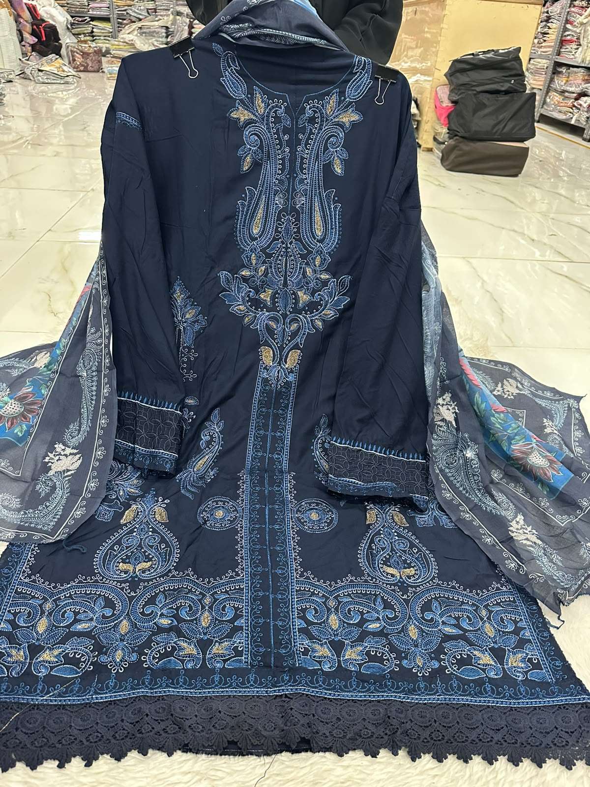 Falah Premium Rayon Cotton Collection Code - NOP07 By Falah Designer Suits - 04