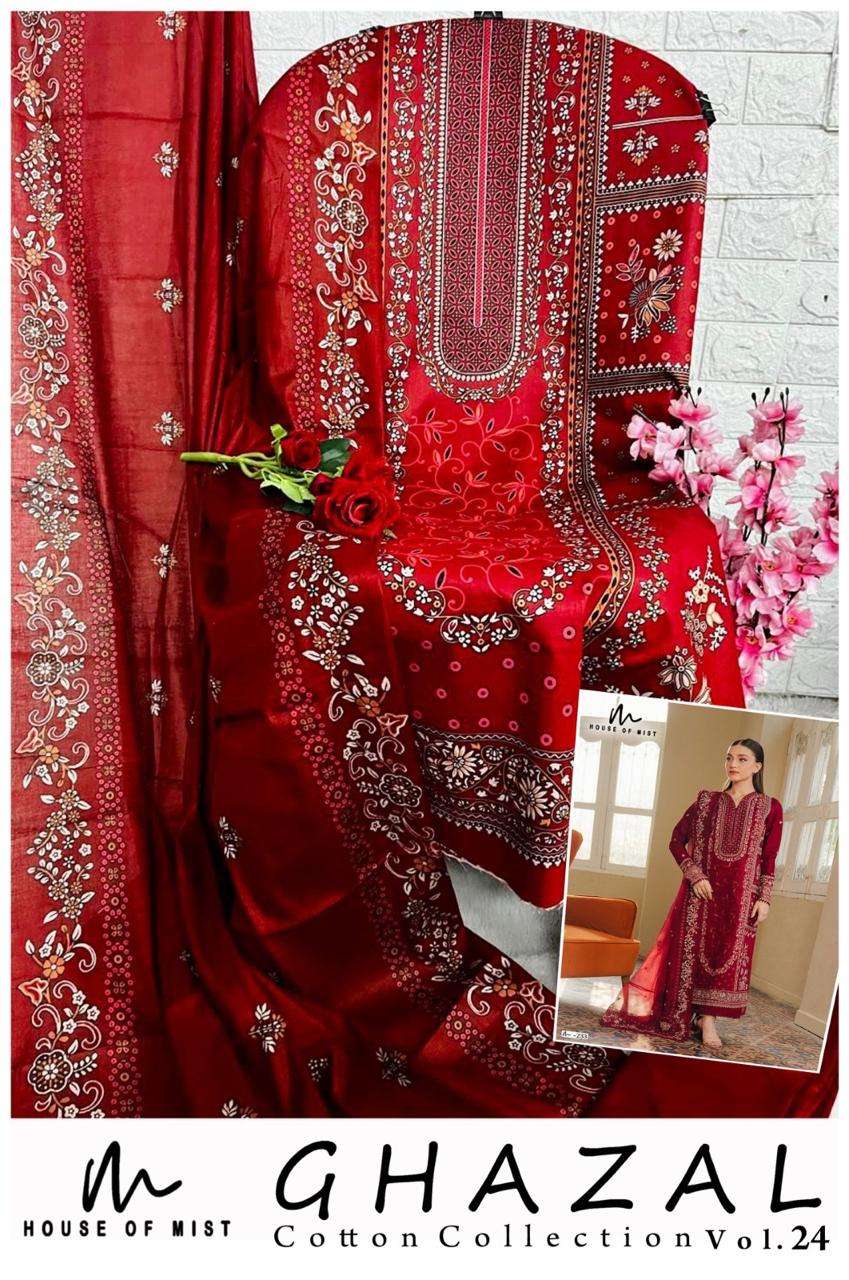 GHAZAL COTTON COLLECTION VOL - 24 BY HOUSE OF MIST - 09