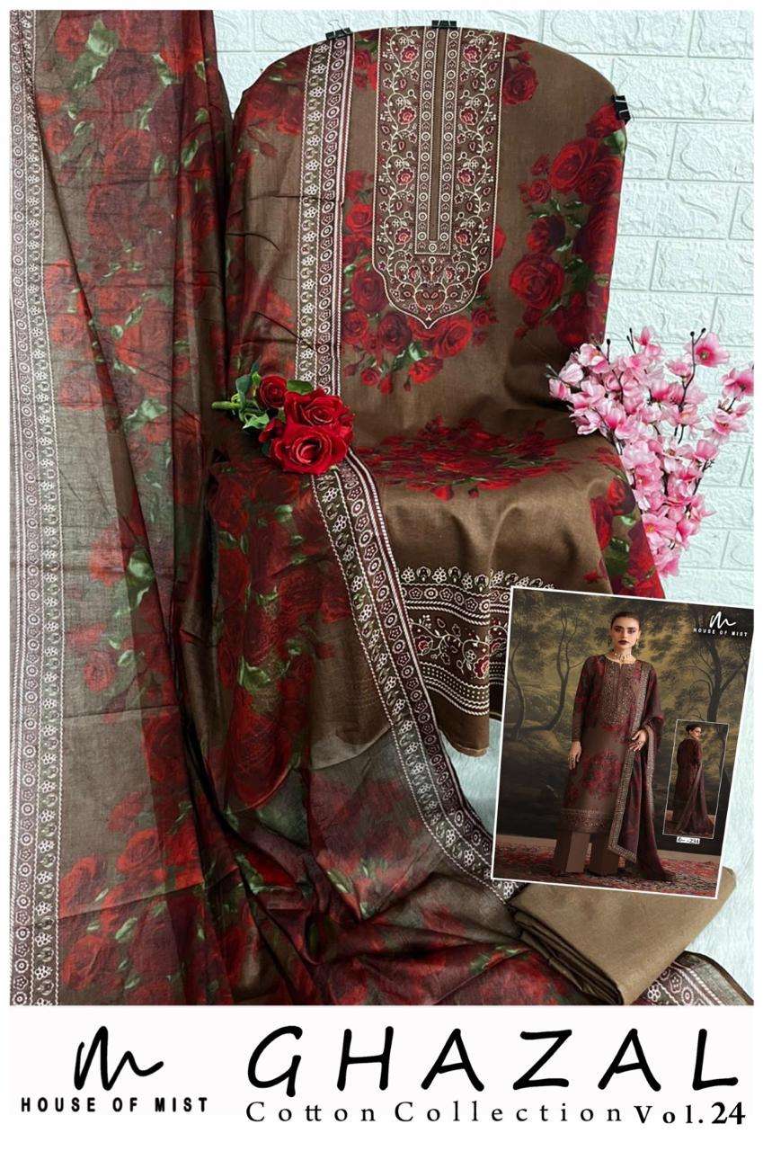 GHAZAL COTTON COLLECTION VOL - 24 BY HOUSE OF MIST - 10