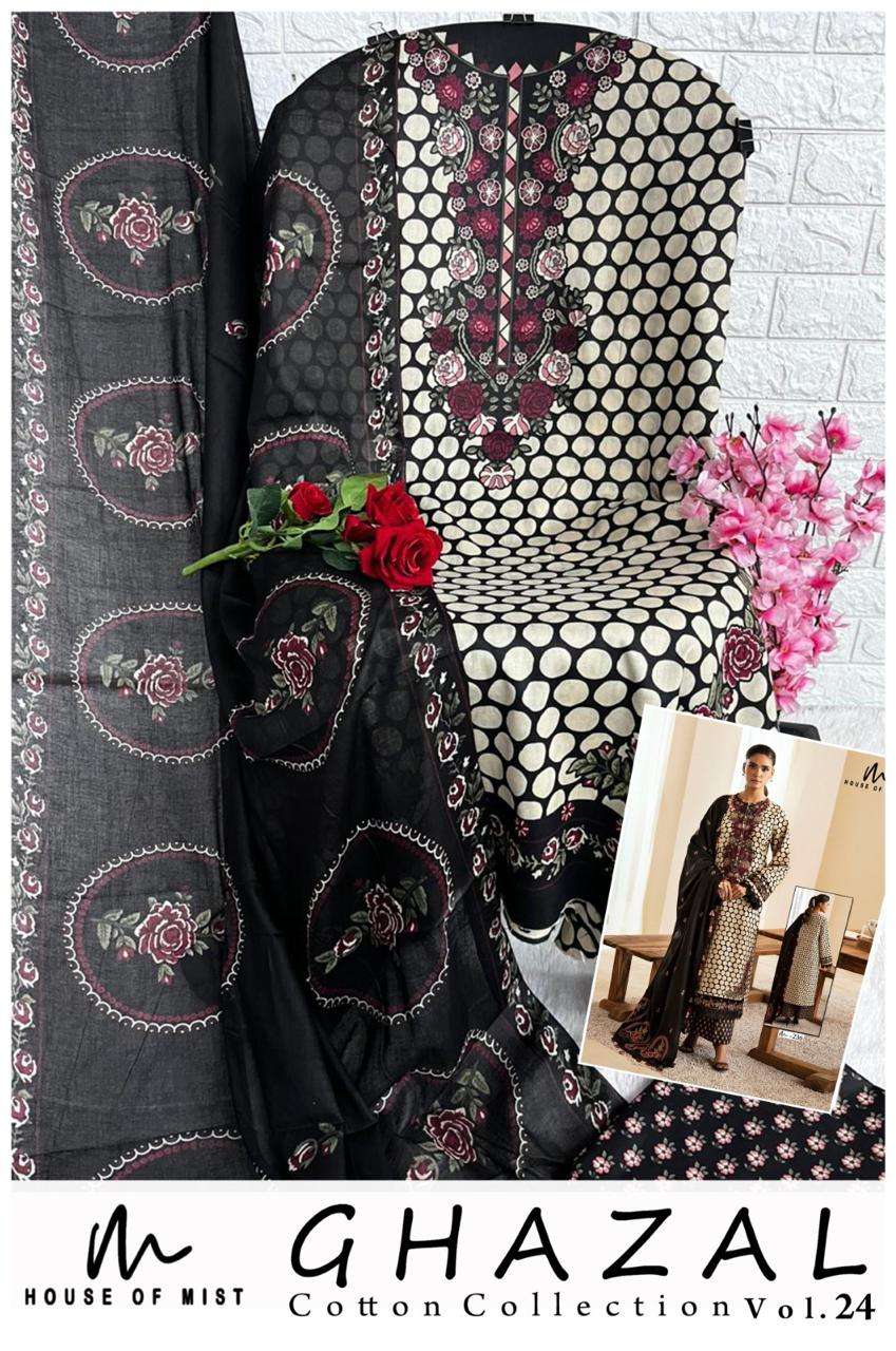 GHAZAL COTTON COLLECTION VOL - 24 BY HOUSE OF MIST - 12