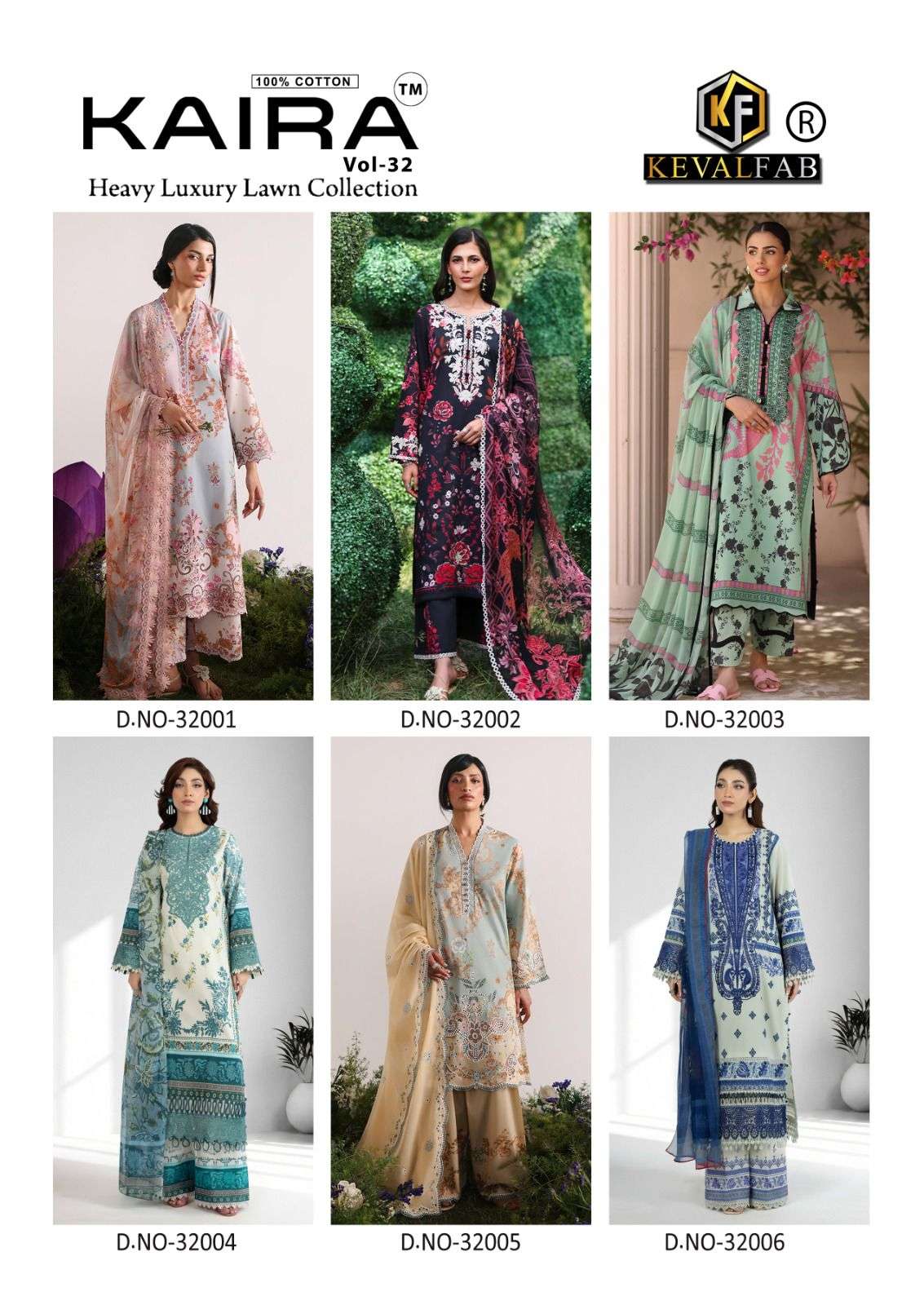 KAIRA VOL - 32 OPEN PIC BY KEVAL FAB - 01 - 06