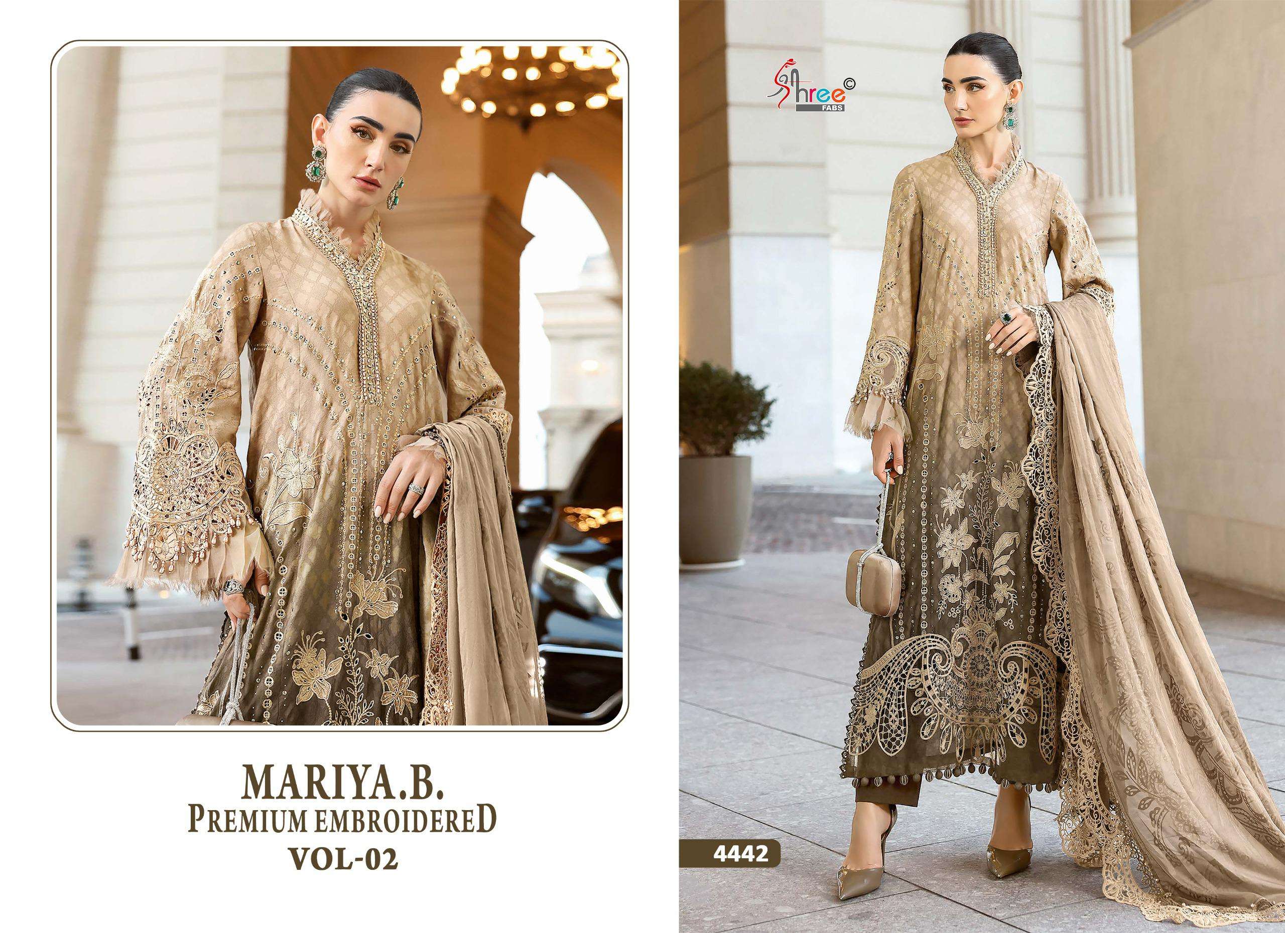 MARIA B PREMIUM EMBROIDERED VOL - 02 BY SHREE FABS - 02