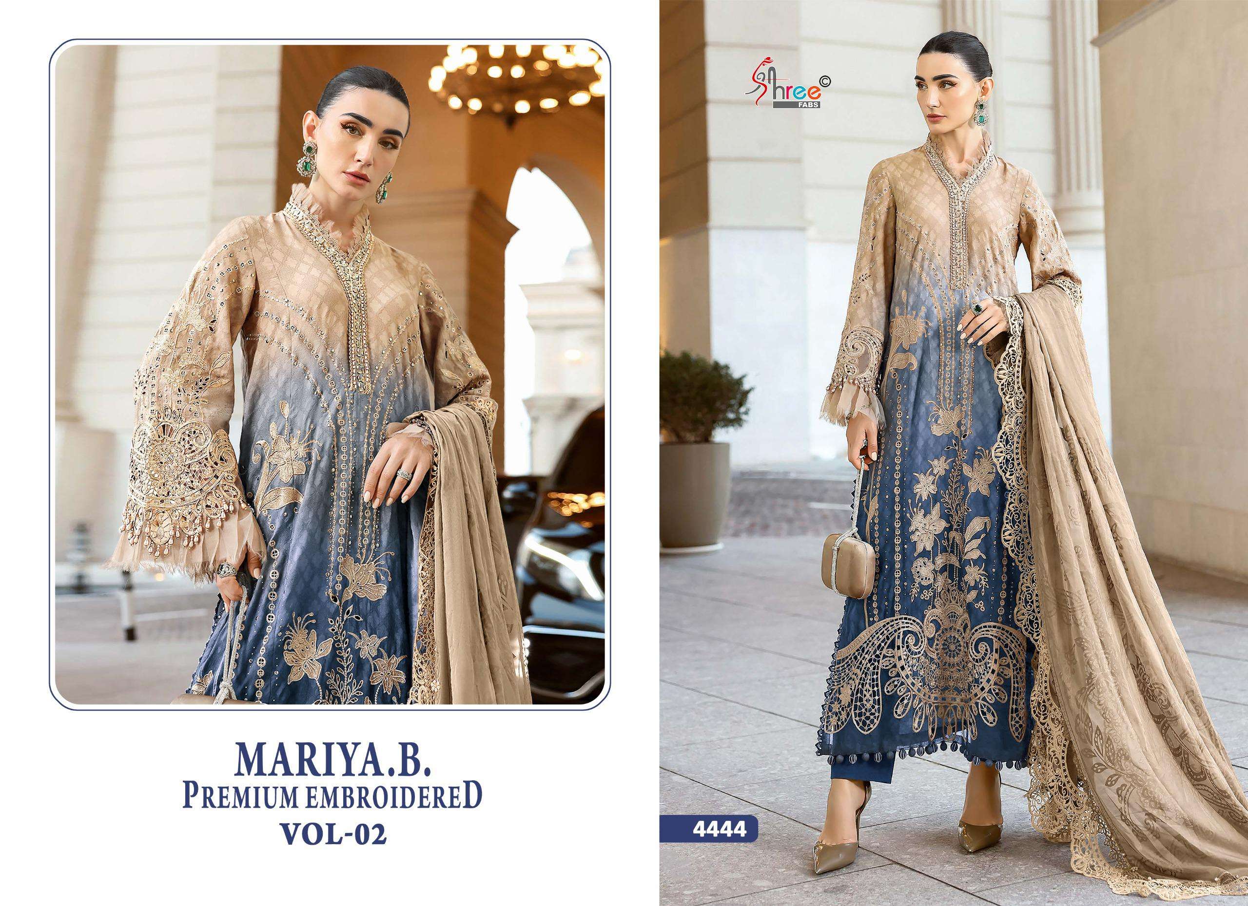 MARIA B PREMIUM EMBROIDERED VOL - 02 BY SHREE FABS - 04