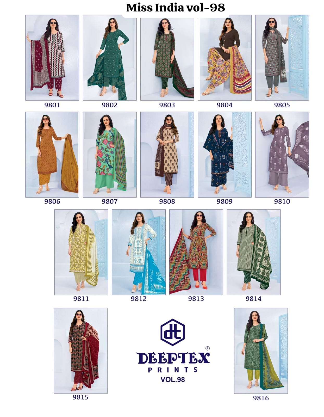 MISS INDIA VOL - 98 BY DEEPTEX - 01 - 16