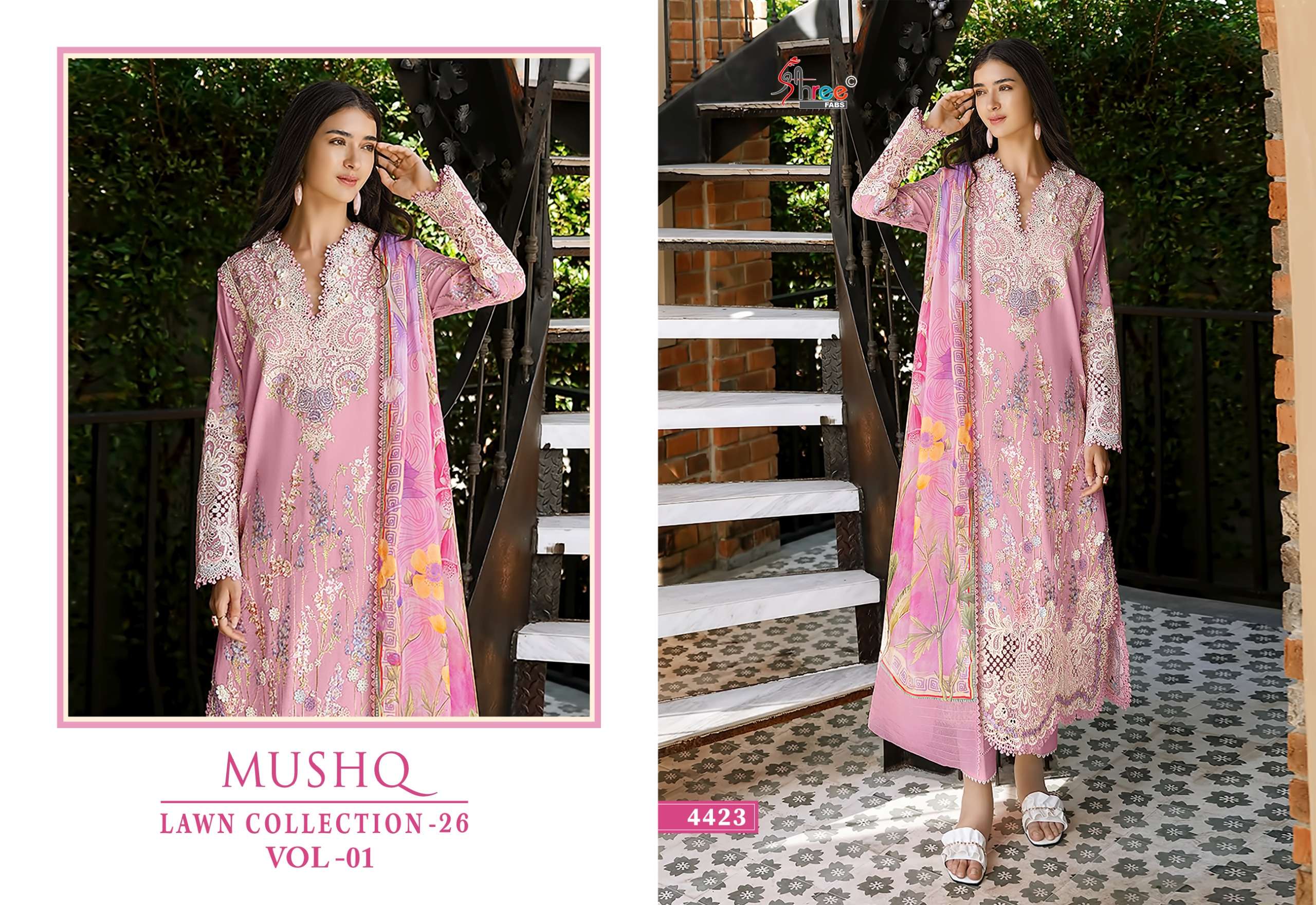 MUSHQ LAWN COLLECTION VOL - 01 BY SHREE FABS - 02