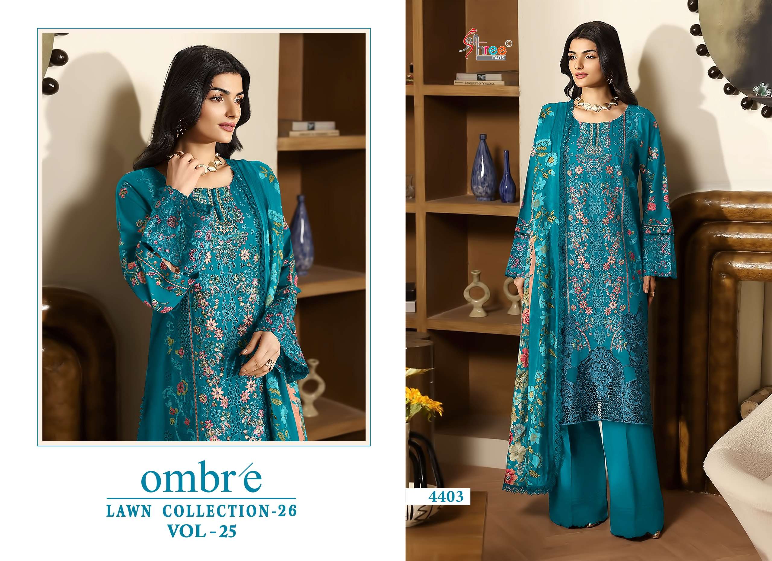 OMBRE LAWN COLLECTION VOL - 25 BY SHREE FABS - 03