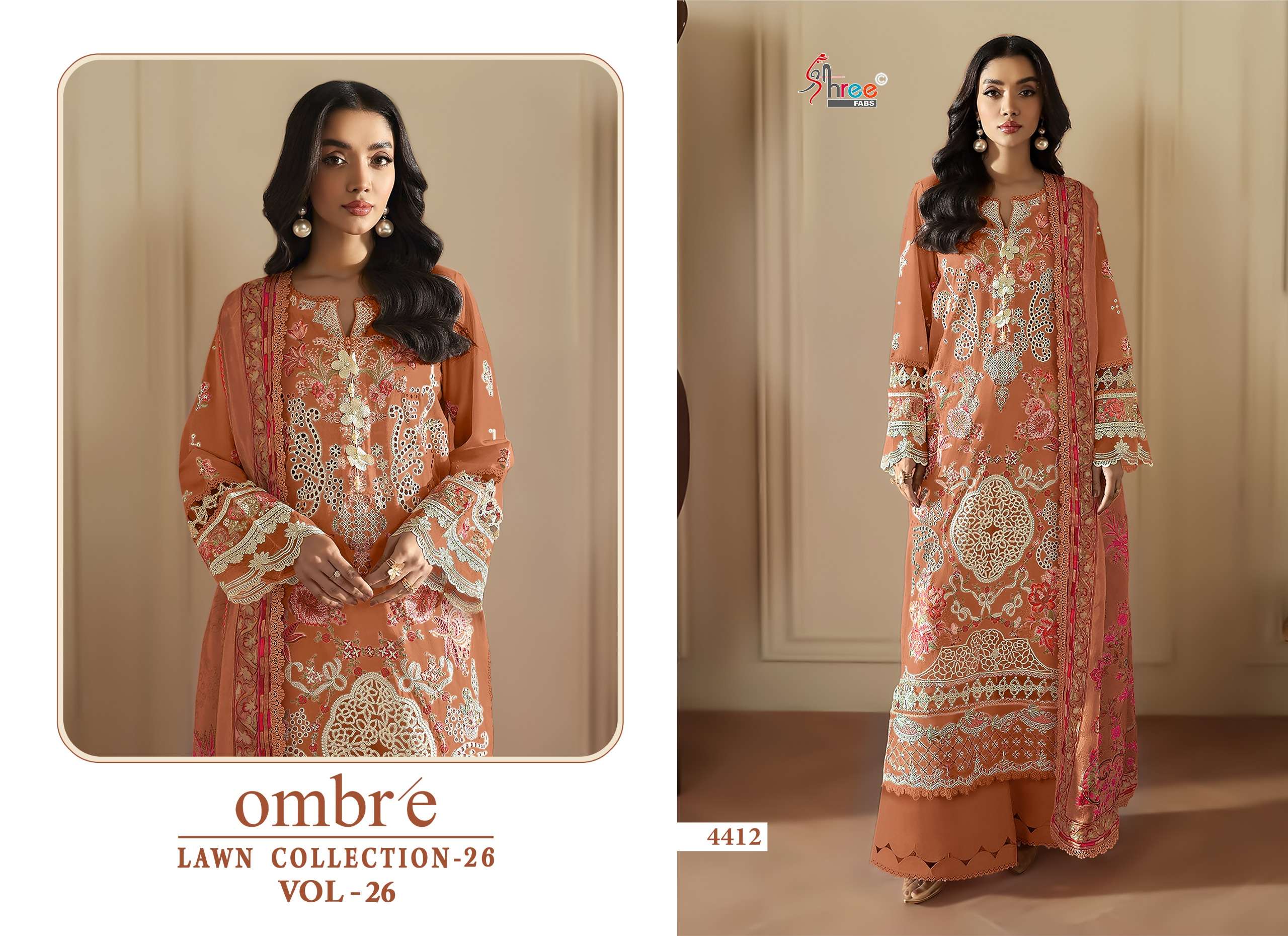OMBRE LAWN COLLECTION VOL - 26 BY SHREE FABS - 02