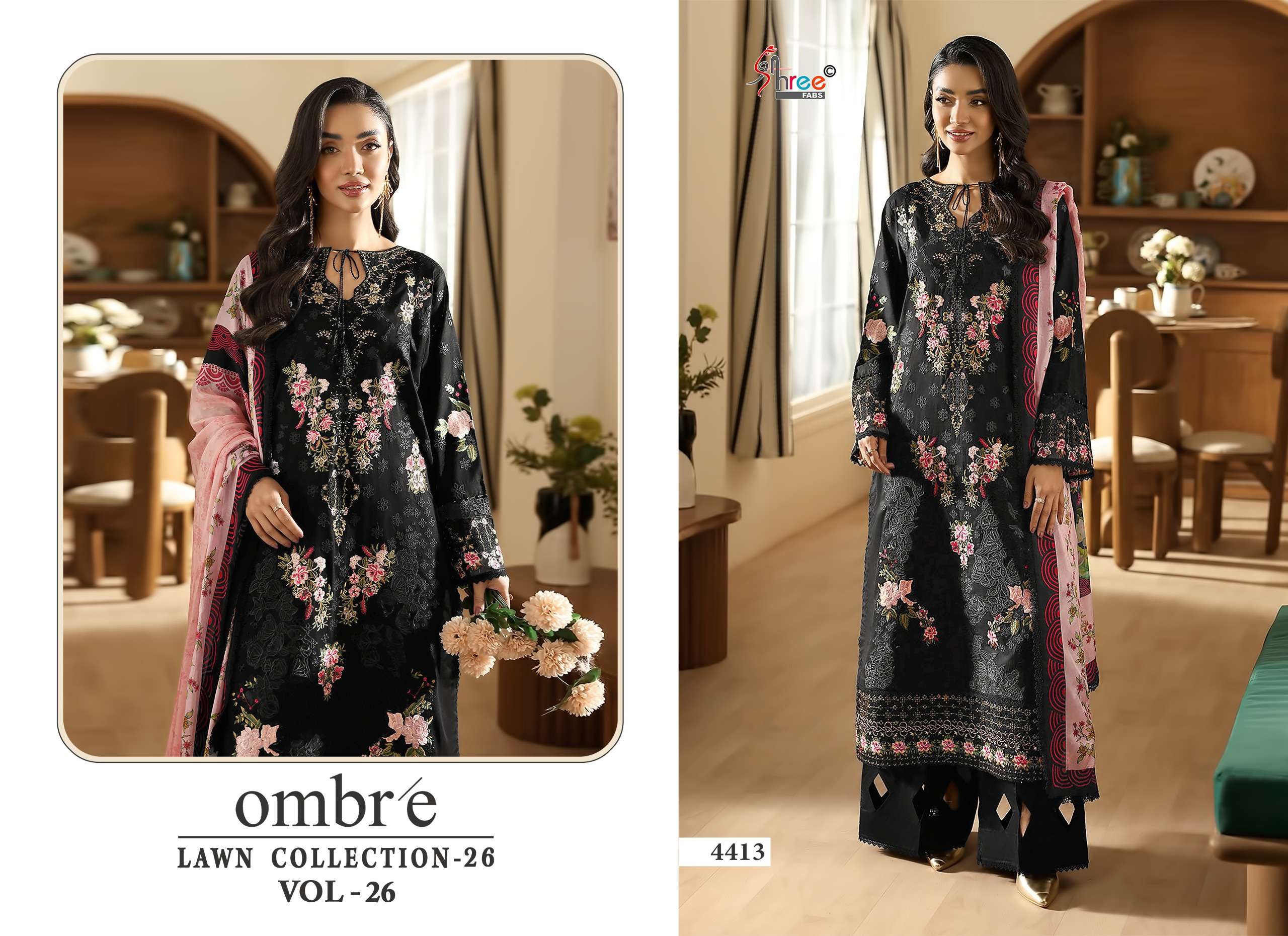OMBRE LAWN COLLECTION VOL - 26 BY SHREE FABS - 03