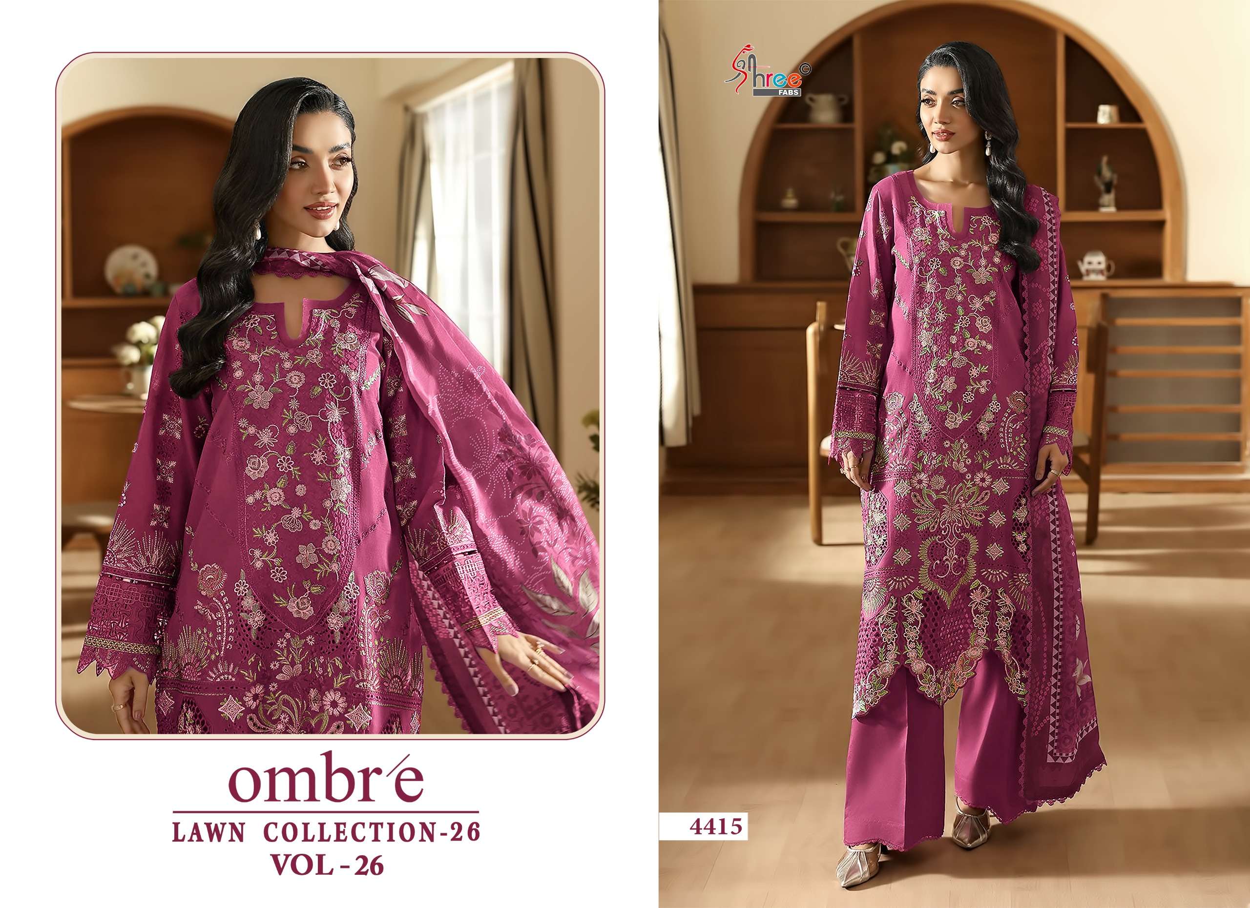 OMBRE LAWN COLLECTION VOL - 26 BY SHREE FABS - 05
