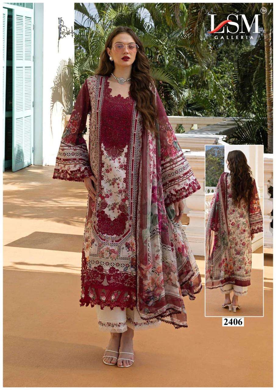 PARIAN DREAM HEAVY LUXURY LAWN COLLECTION VOL - 24 BY LSM - 06