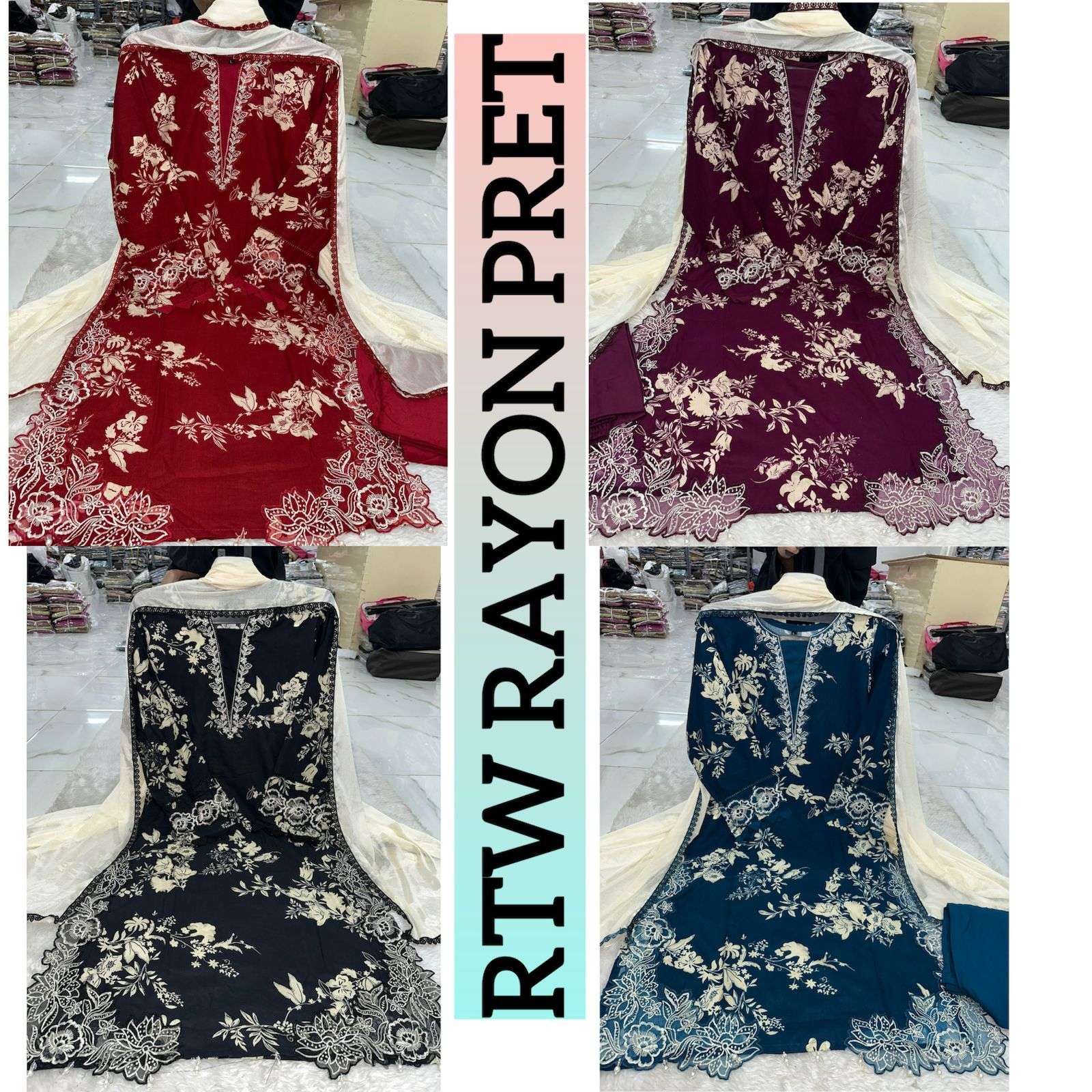 PARTY WEAR STYLE RAYON COLLECTION - 09 BY RTW - 01 - 04