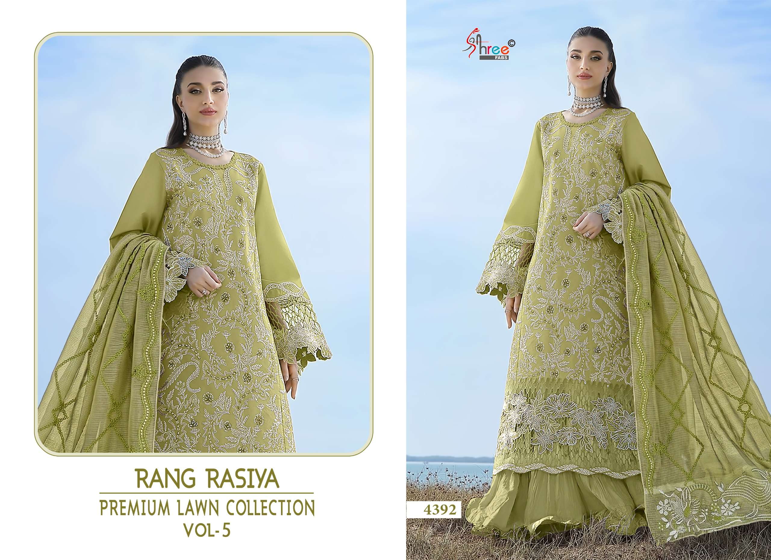 RANG RASIYA PREMIUM LAWN COLLECTION VOL - 05 BY SHREE FABS - 02