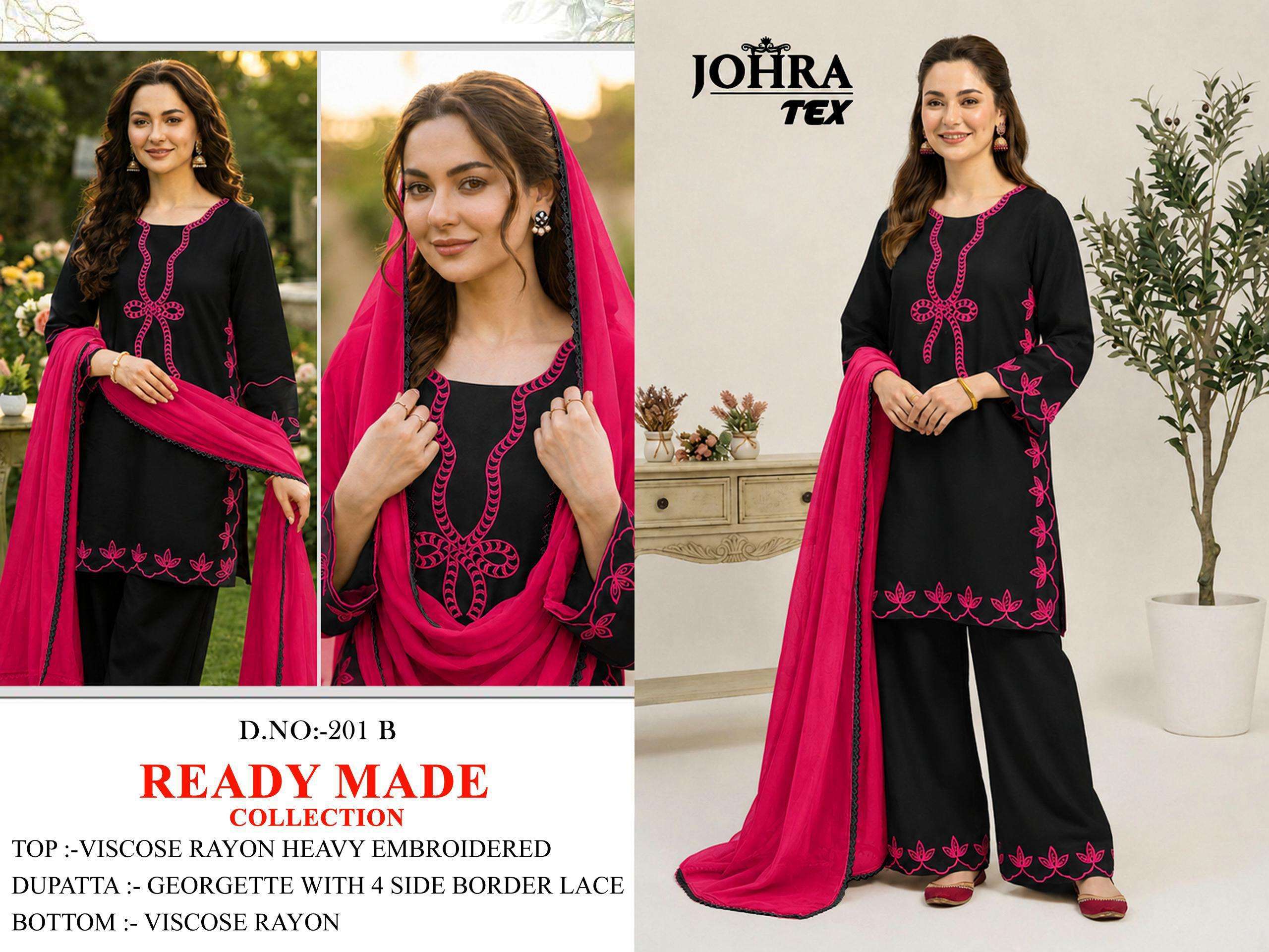 READY MADE COLLECTION DESIGN NO. JT 201 BY JOHRA TEX - 02