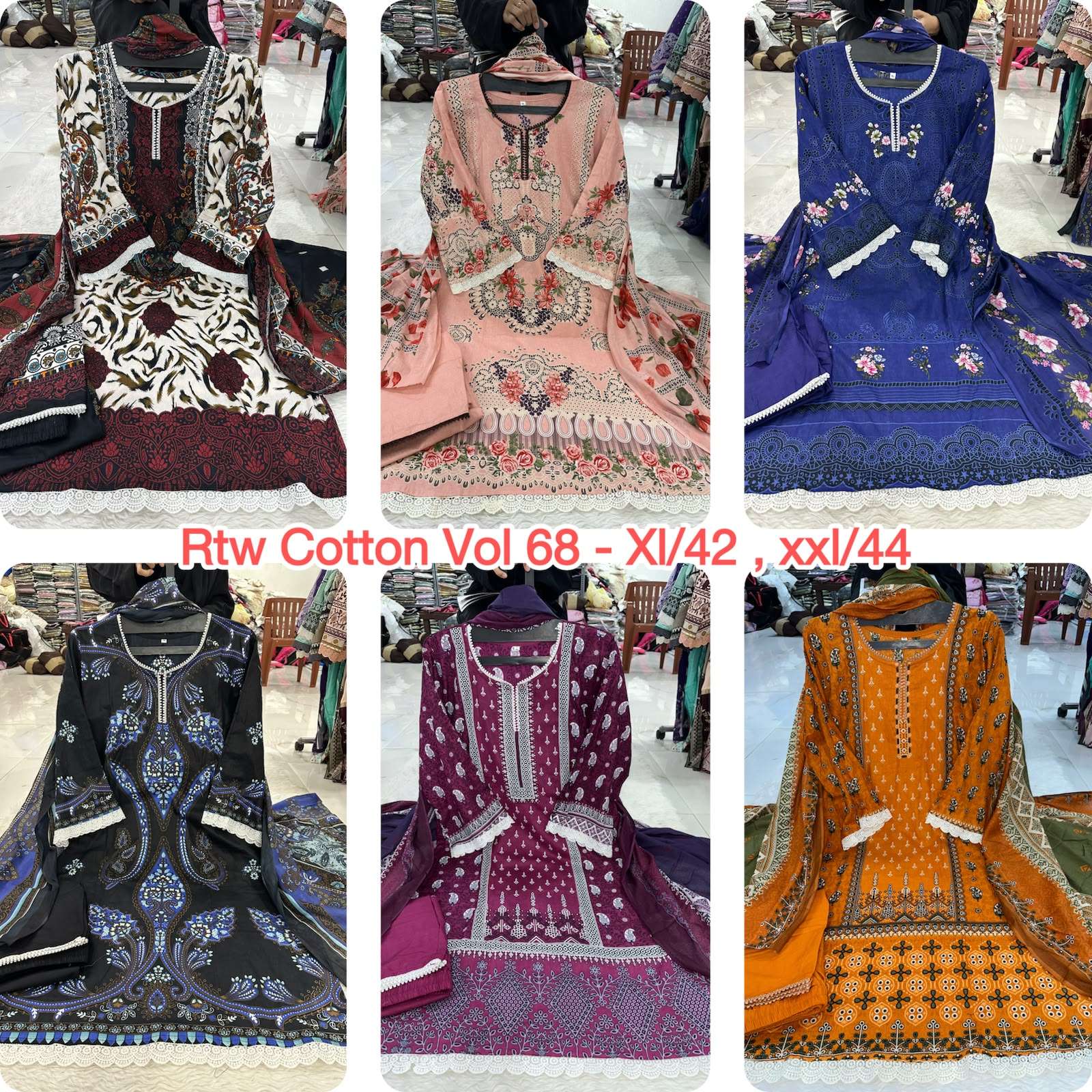 READY MADE HEAVY COTTON LUXURY COLLECTION VOL - 68 BY RTW - 01 - 06