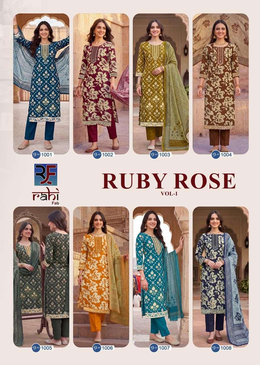 RUBY ROSE VOL - 01 BY RAHI FAB - 01 - 08