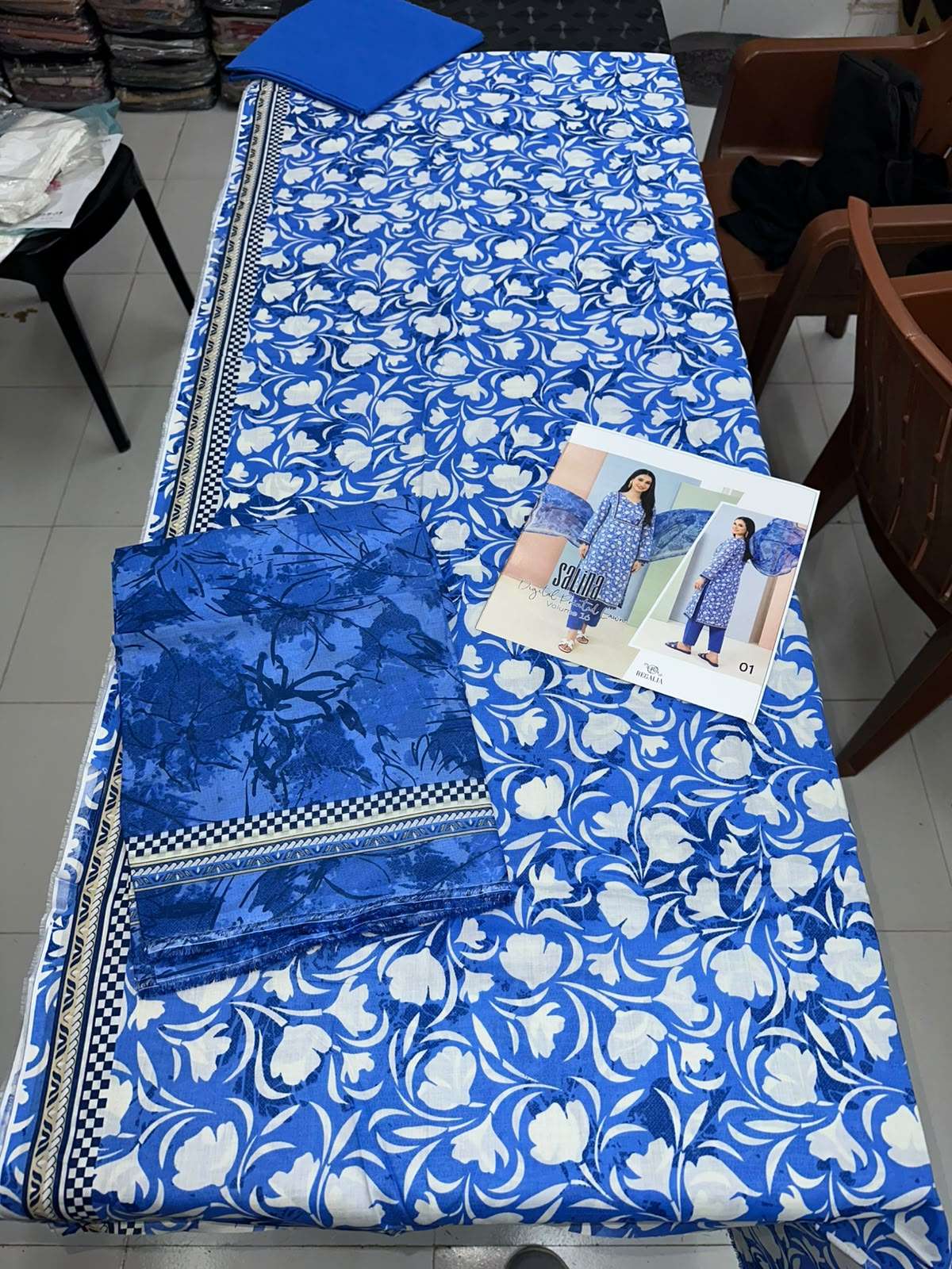 SALINA DIGITAL PRINTED LAWN VOL - 16 LIMITED EDITION 2026 BY REGALIA TEXTILES - 01