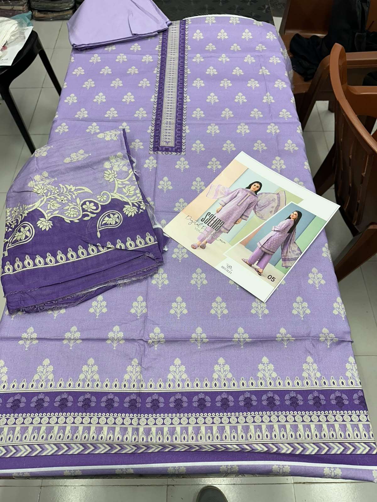 SALINA DIGITAL PRINTED LAWN VOL - 16 LIMITED EDITION 2026 BY REGALIA TEXTILES - 05