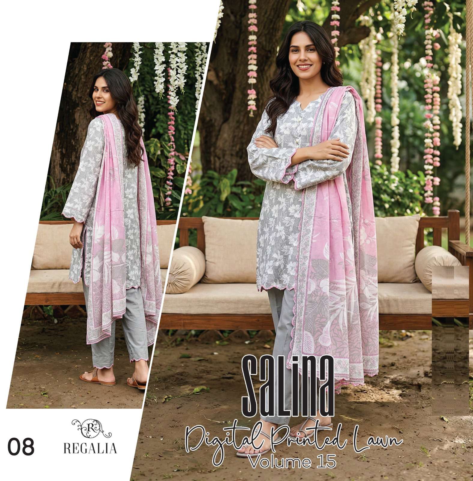 SALINA VOL - 15 DIGITAL PRINTED LAWN COLLECTION 2026 BY REGALIA TEXTILES - 08