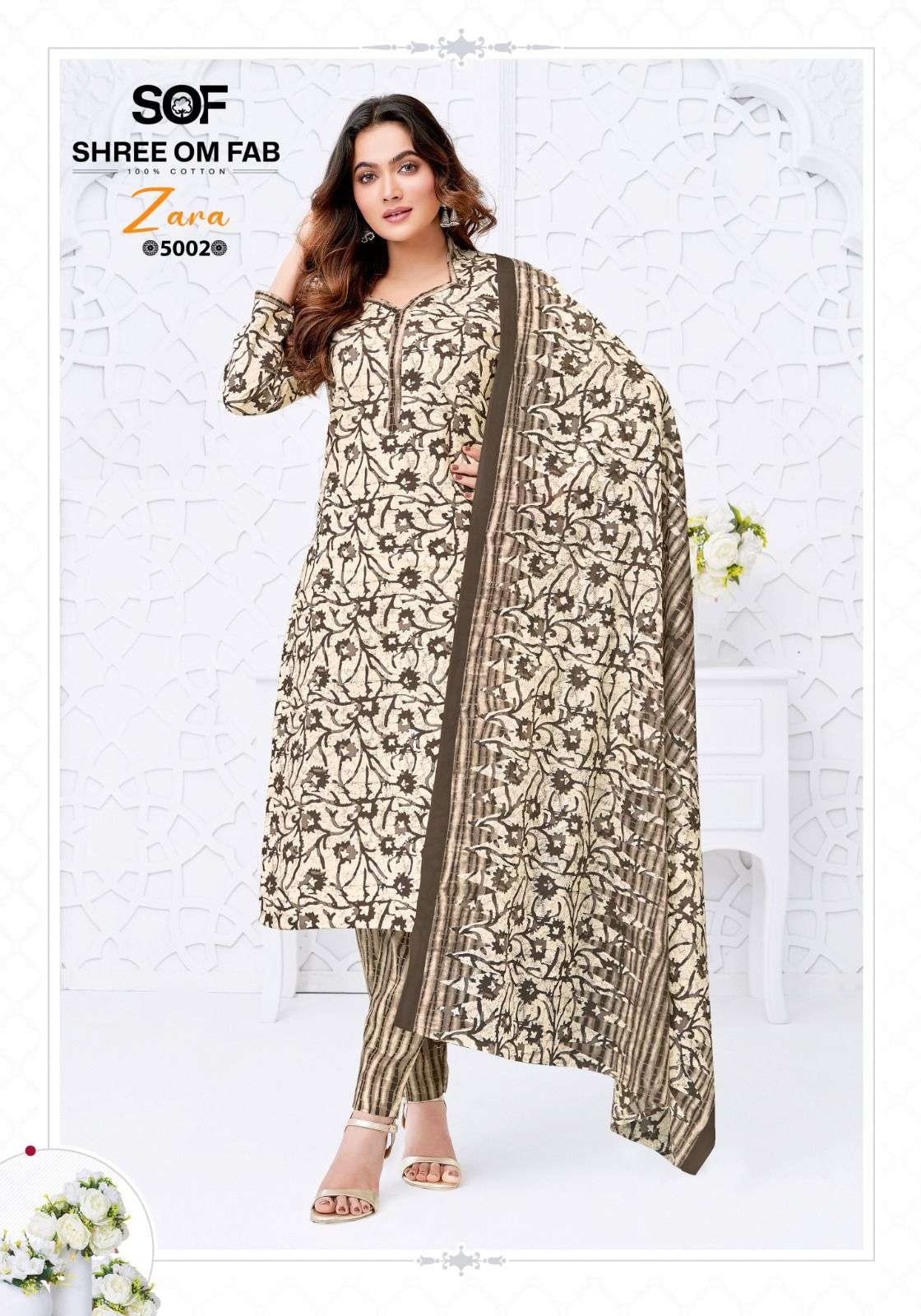 ZARA VOL - 05 OPEN & MODEL PIC BY SHREE OM FAB - 02