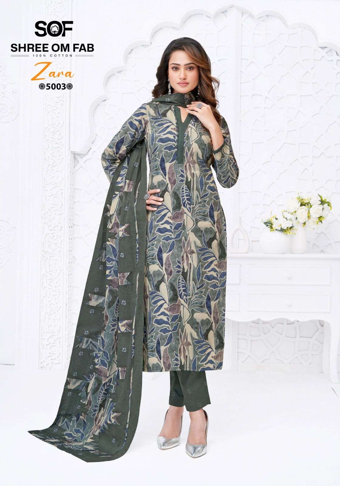 ZARA VOL - 05 OPEN & MODEL PIC BY SHREE OM FAB - 03