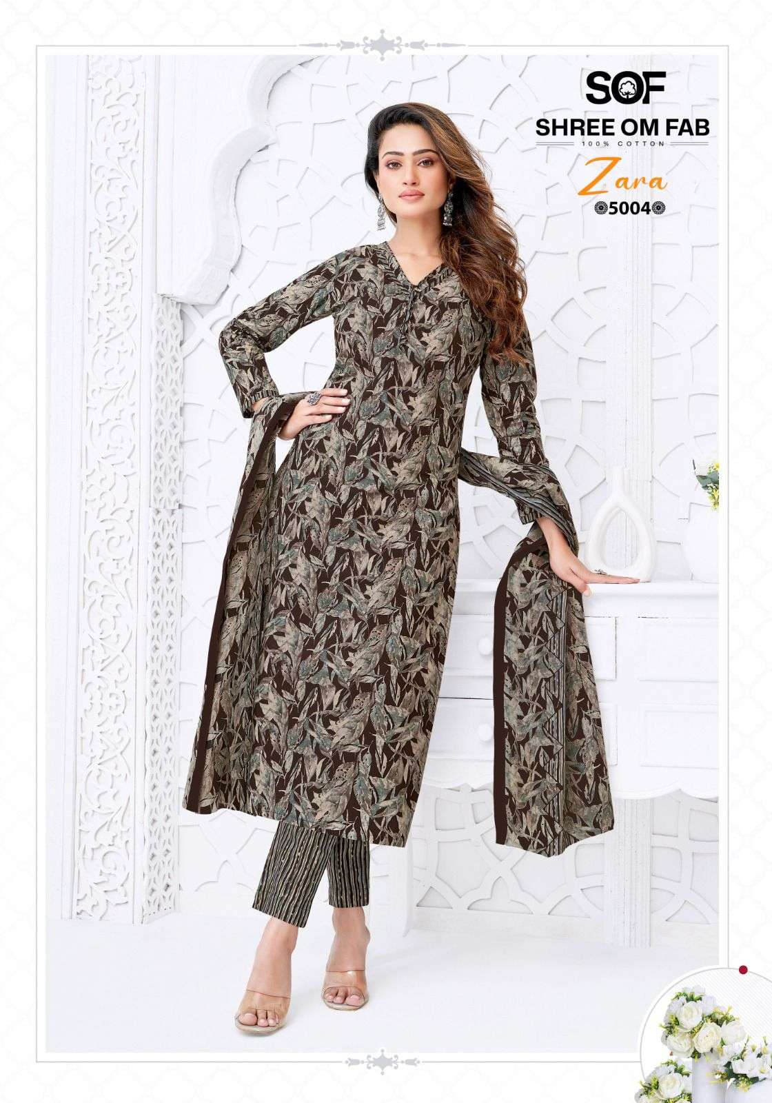 ZARA VOL - 05 OPEN & MODEL PIC BY SHREE OM FAB - 04