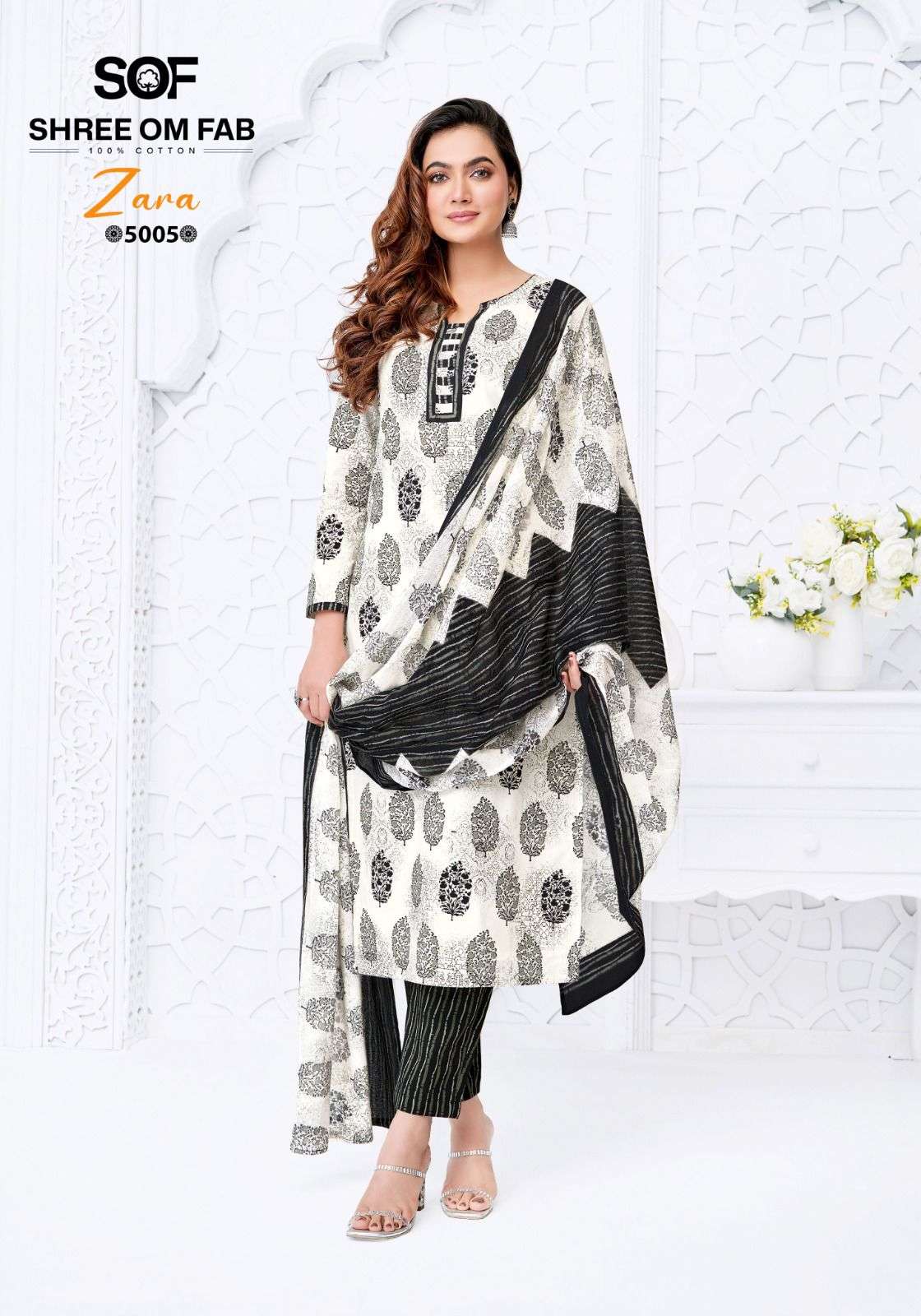 ZARA VOL - 05 OPEN & MODEL PIC BY SHREE OM FAB - 05