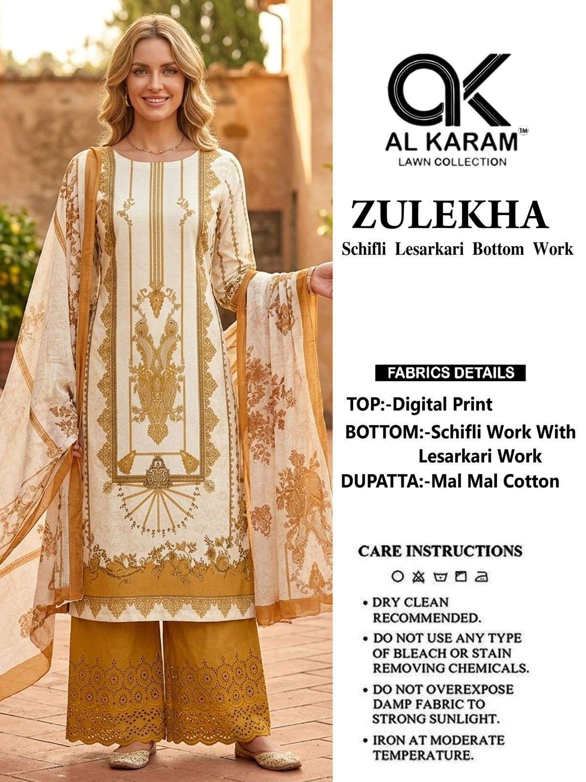 ZULEKHA EPLICE BOTTOM BY AL KARAM - 02