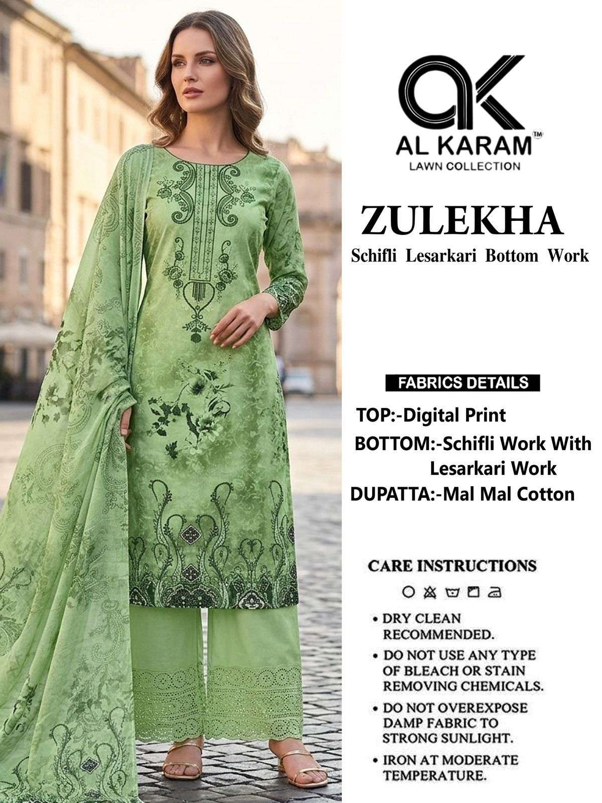ZULEKHA EPLICE BOTTOM BY AL KARAM - 03