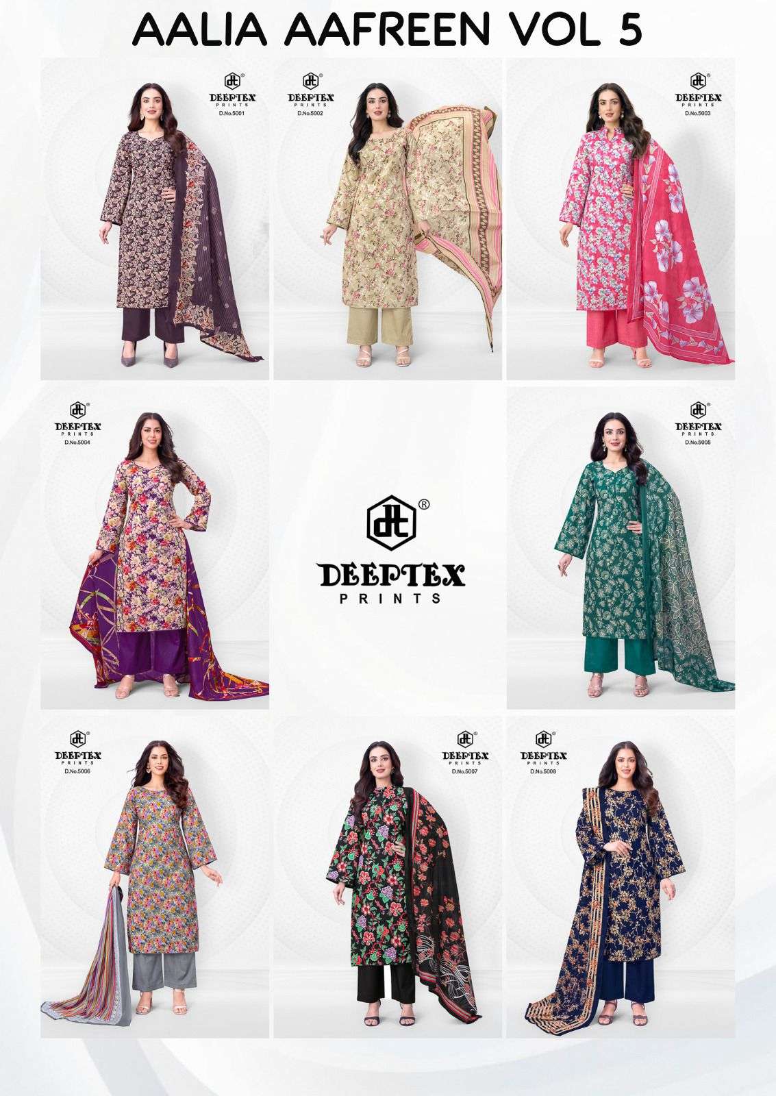 AALIA AFREEN VOL - 05 BY DEEPTEX - 01 - 08