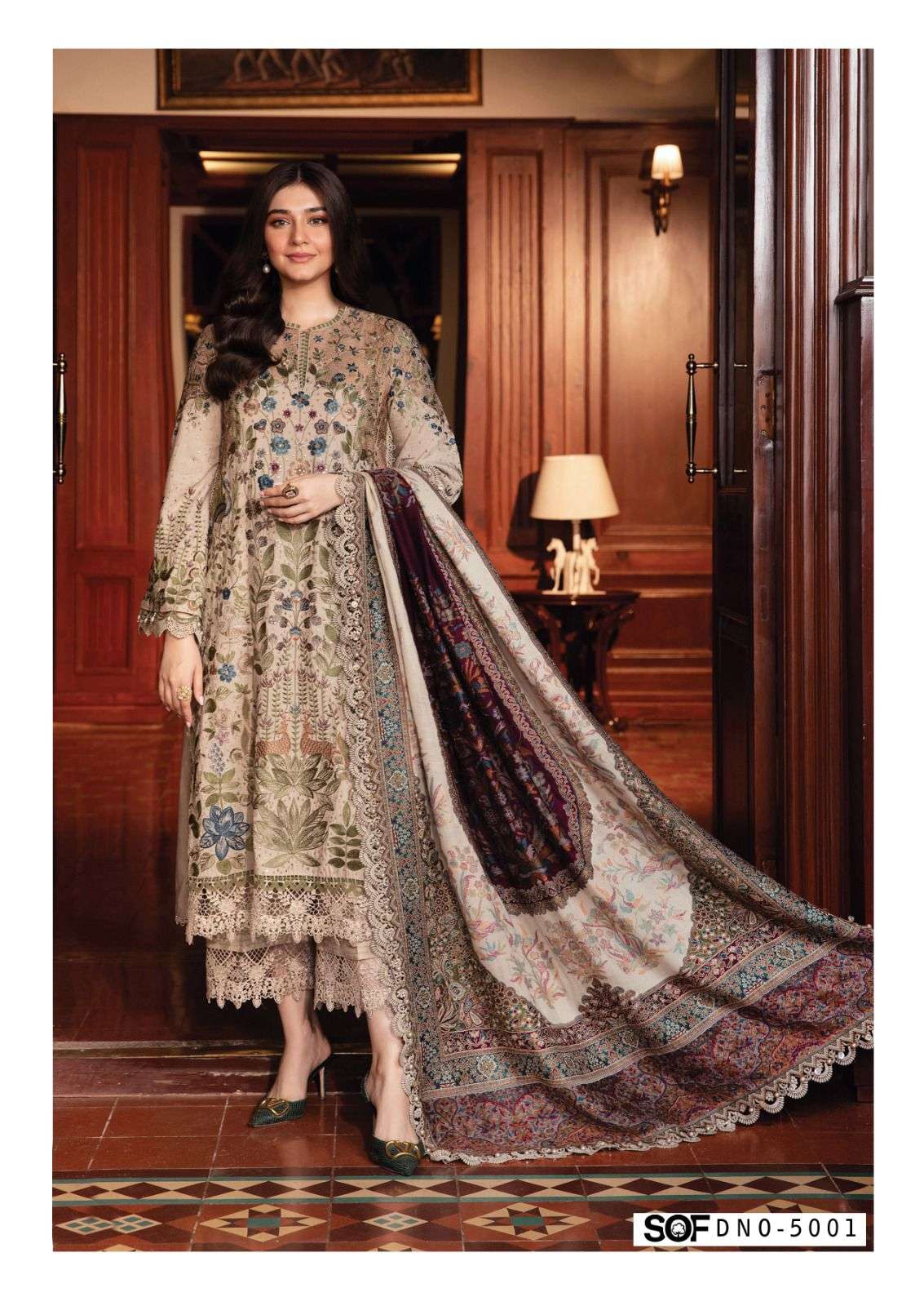 ASIM JOFA HEAVY COTTON LUXURY COLLECTION VOL - 05 BY SHREE OM FAB - 01