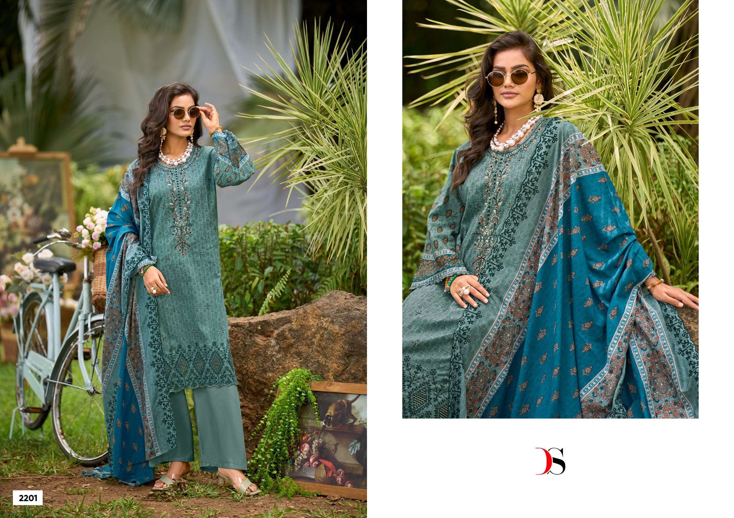 BIN SAEED LAWN COLLECTION - 22 MODEL PIC BY DEEPSY SUITS - 01