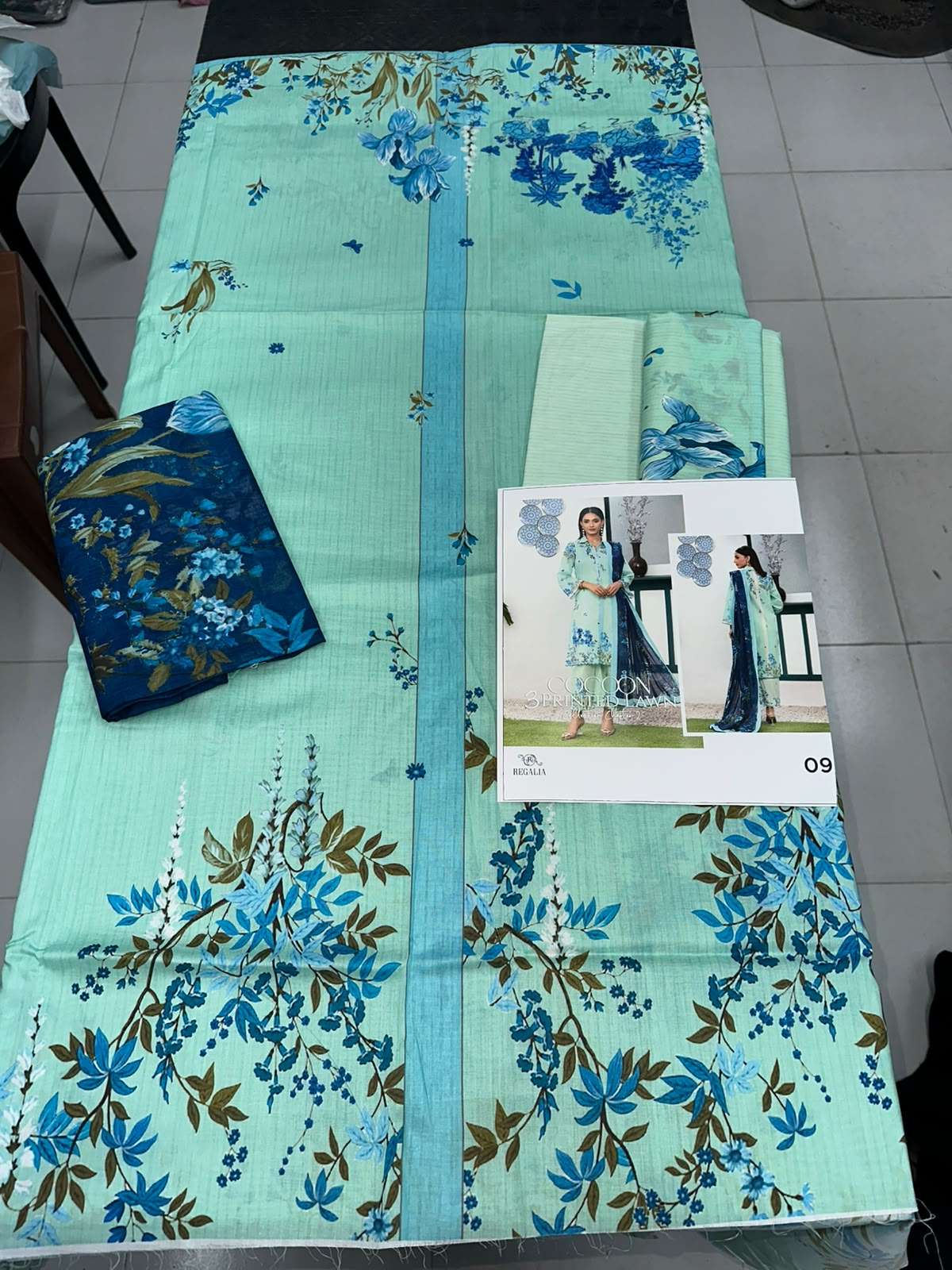 COCOON PRINTED LAWN COLLECTION BY REGALIA - 04