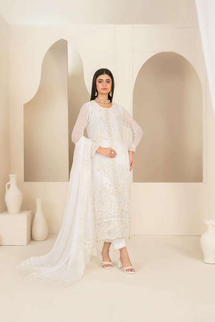 EMBER FANCY EXCLUSIVE EMBROIDERED CHIFFON COLLECTION BY SHAHID TAWAKKAL - 03