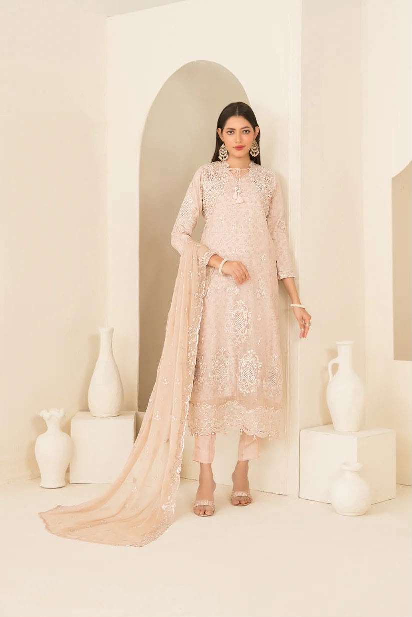 EMBER FANCY EXCLUSIVE EMBROIDERED CHIFFON COLLECTION BY SHAHID TAWAKKAL - 05