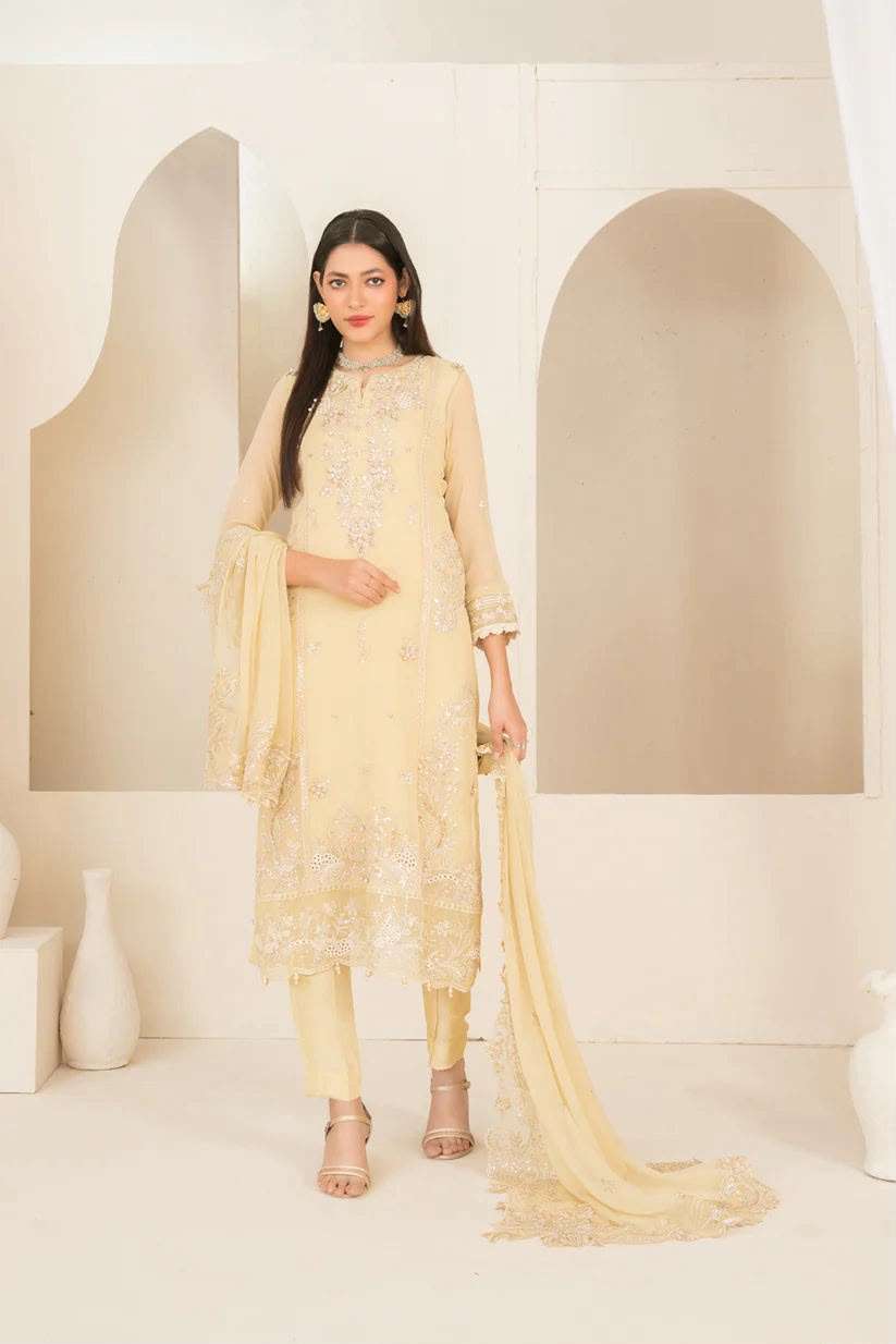EMBER FANCY EXCLUSIVE EMBROIDERED CHIFFON COLLECTION BY SHAHID TAWAKKAL - 08