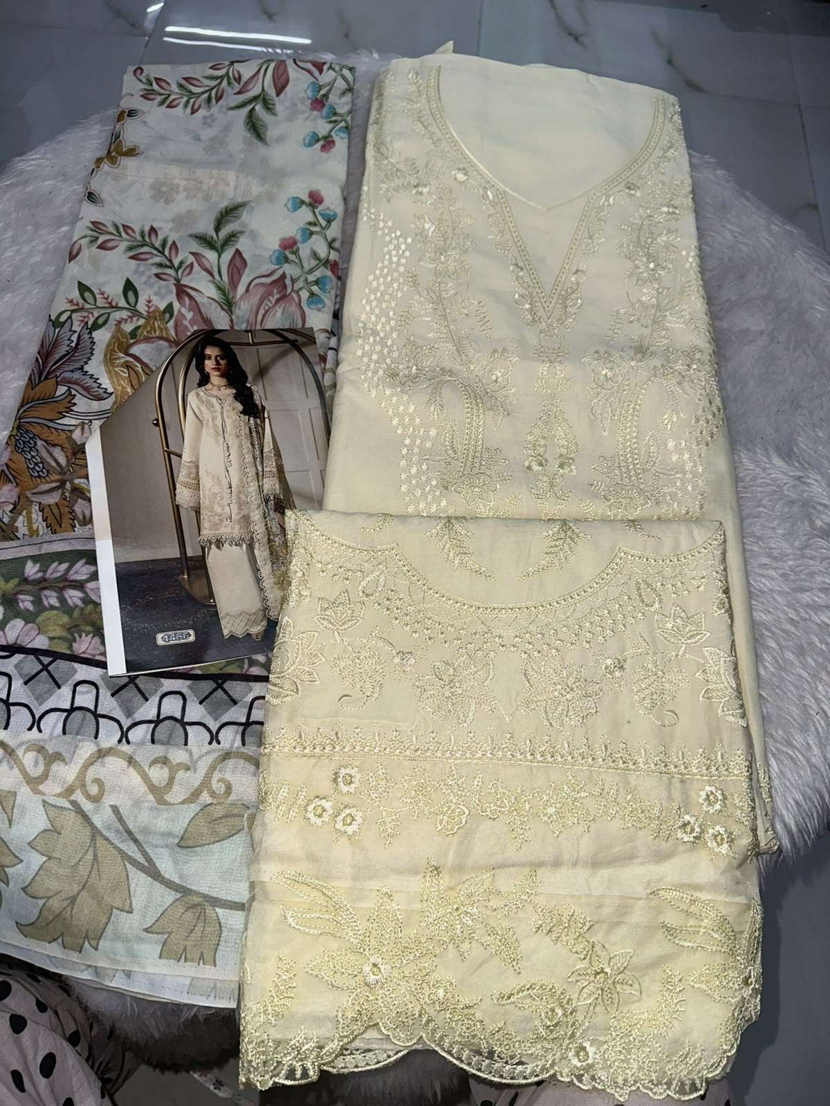 Falah Premium Cotton Collection Code - 50108 By Falah Designer Suits - 04