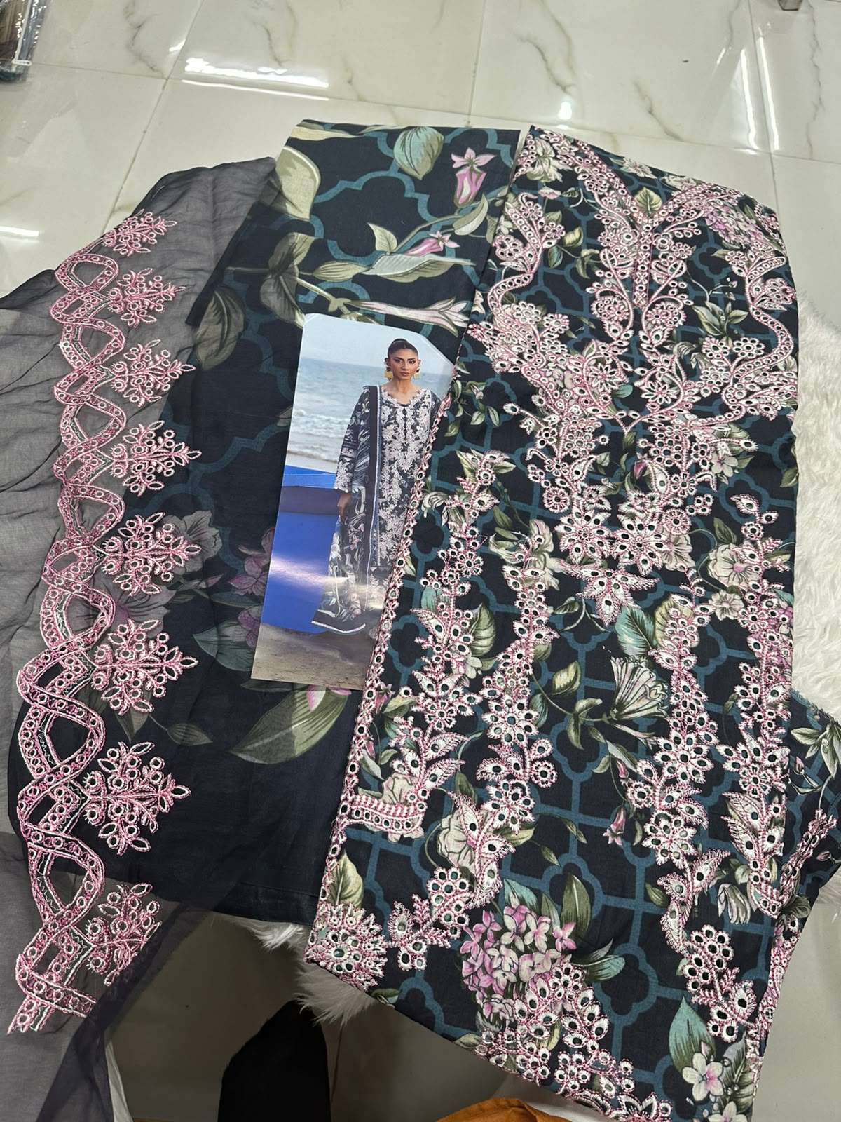 Falah Premium Cotton Collection Code - 50109 By Falah Designer Suits - 03