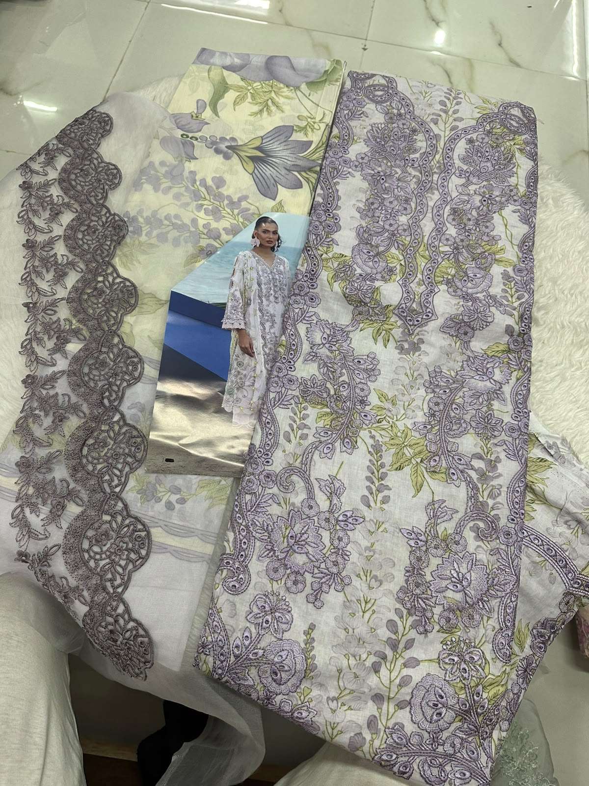 Falah Premium Cotton Collection Code - 50109 By Falah Designer Suits - 05